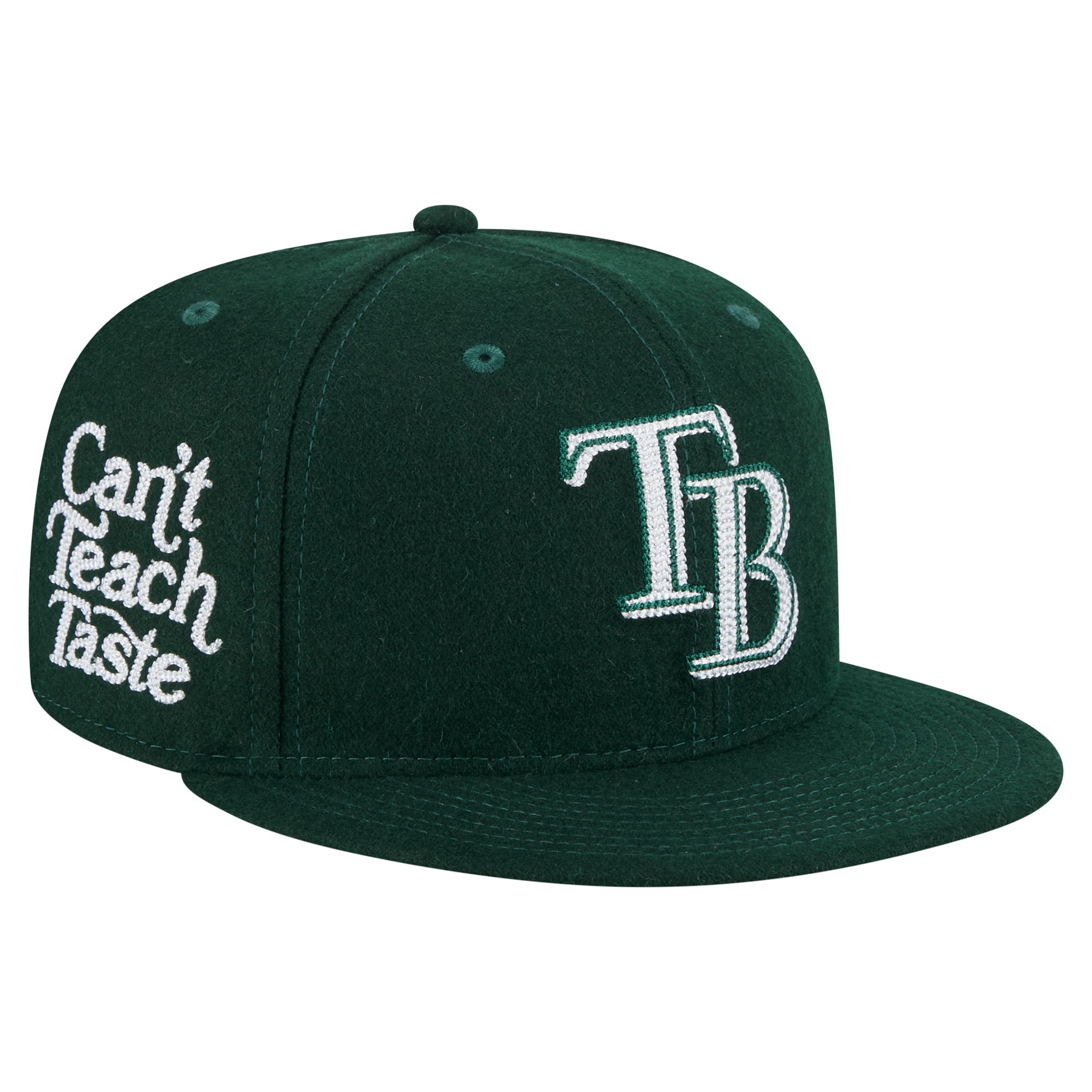 Men's New Era  Dark Green Tampa Bay Rays Diet Starts Monday 59FIFTY Fitted Hat