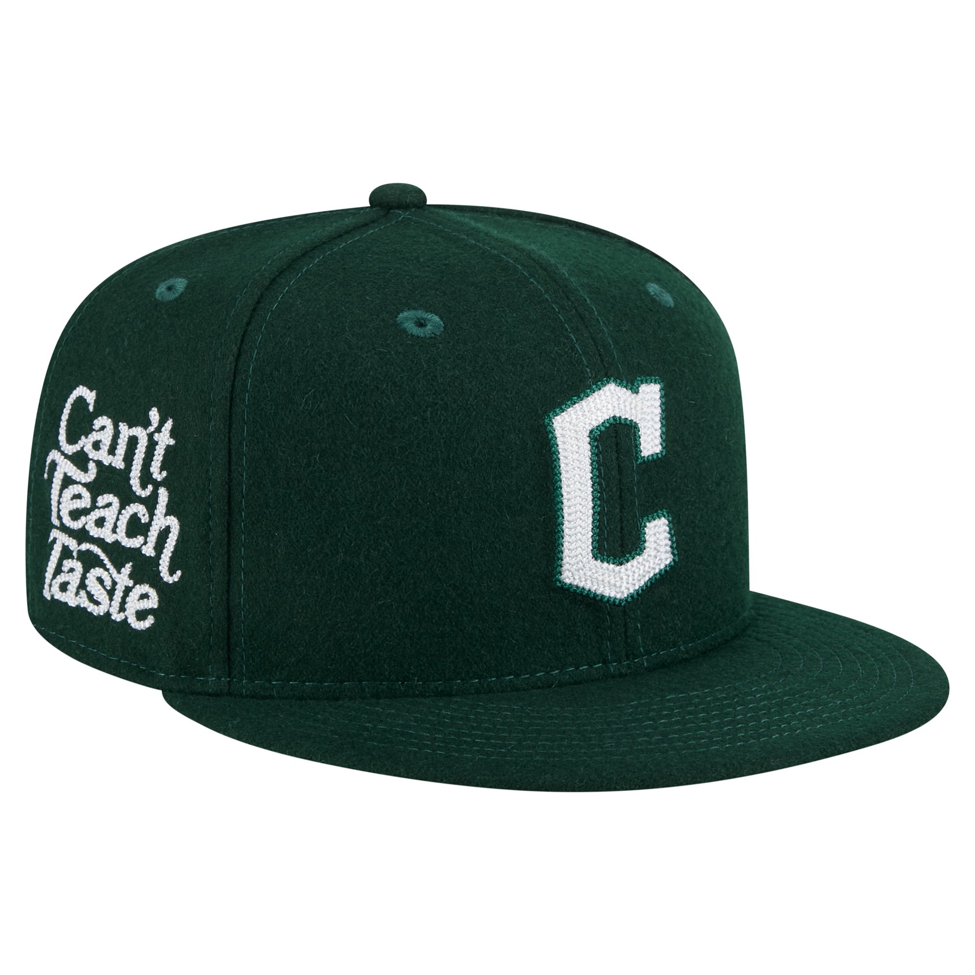 Men's New Era  Dark Green Cleveland Guardians Diet Starts Monday 59FIFTY Fitted Hat