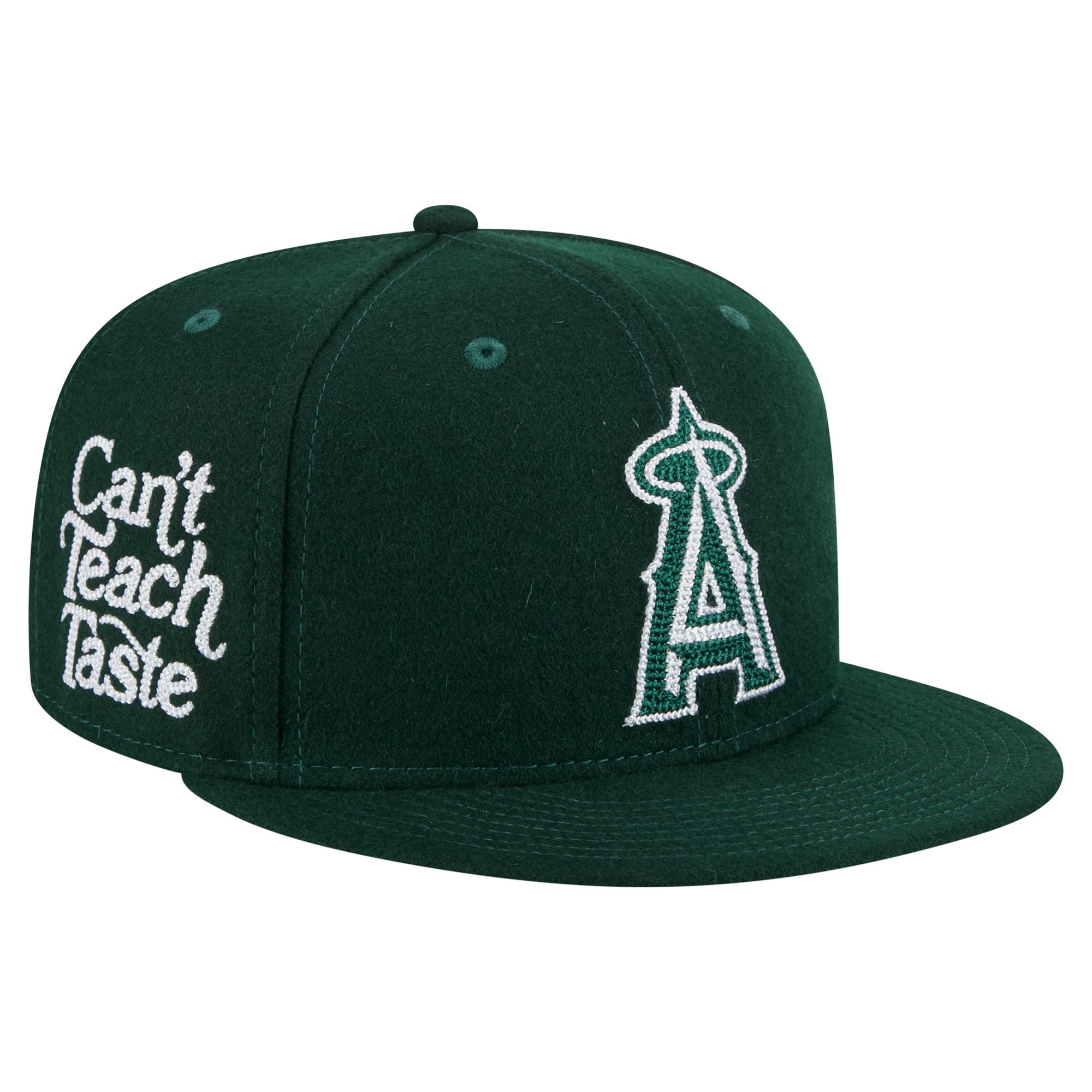 Men's New Era  Dark Green Los Angeles Angels Diet Starts Monday 59FIFTY Fitted Hat