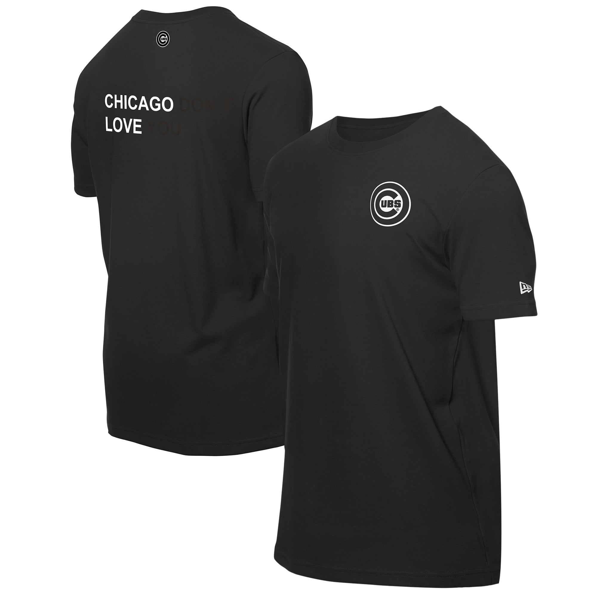 Men's New Era x j-FROST Black Chicago Cubs T-Shirt