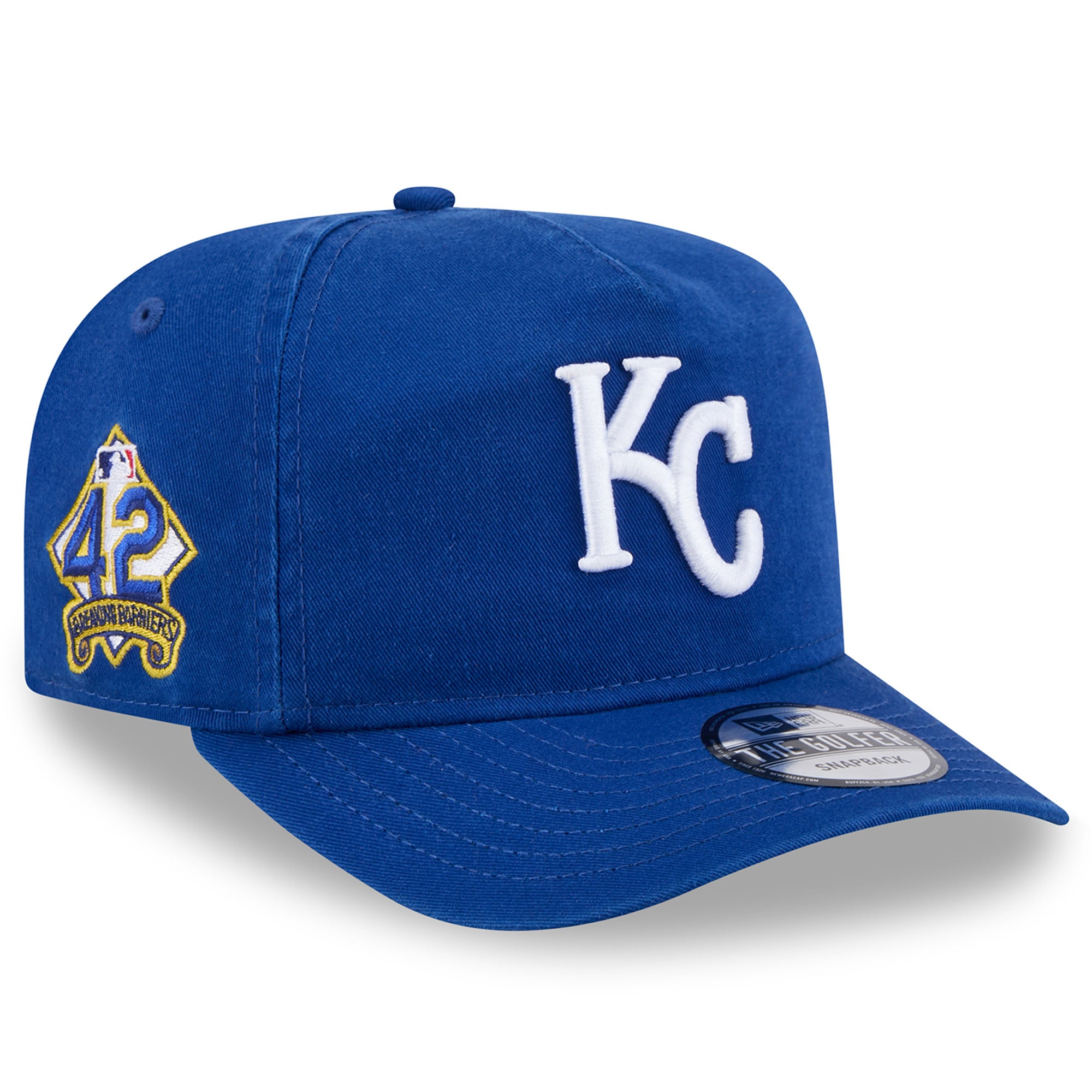Men's New Era  Royal Kansas City Royals 2025 Jackie Robinson Day Golfer Adjustable Hat