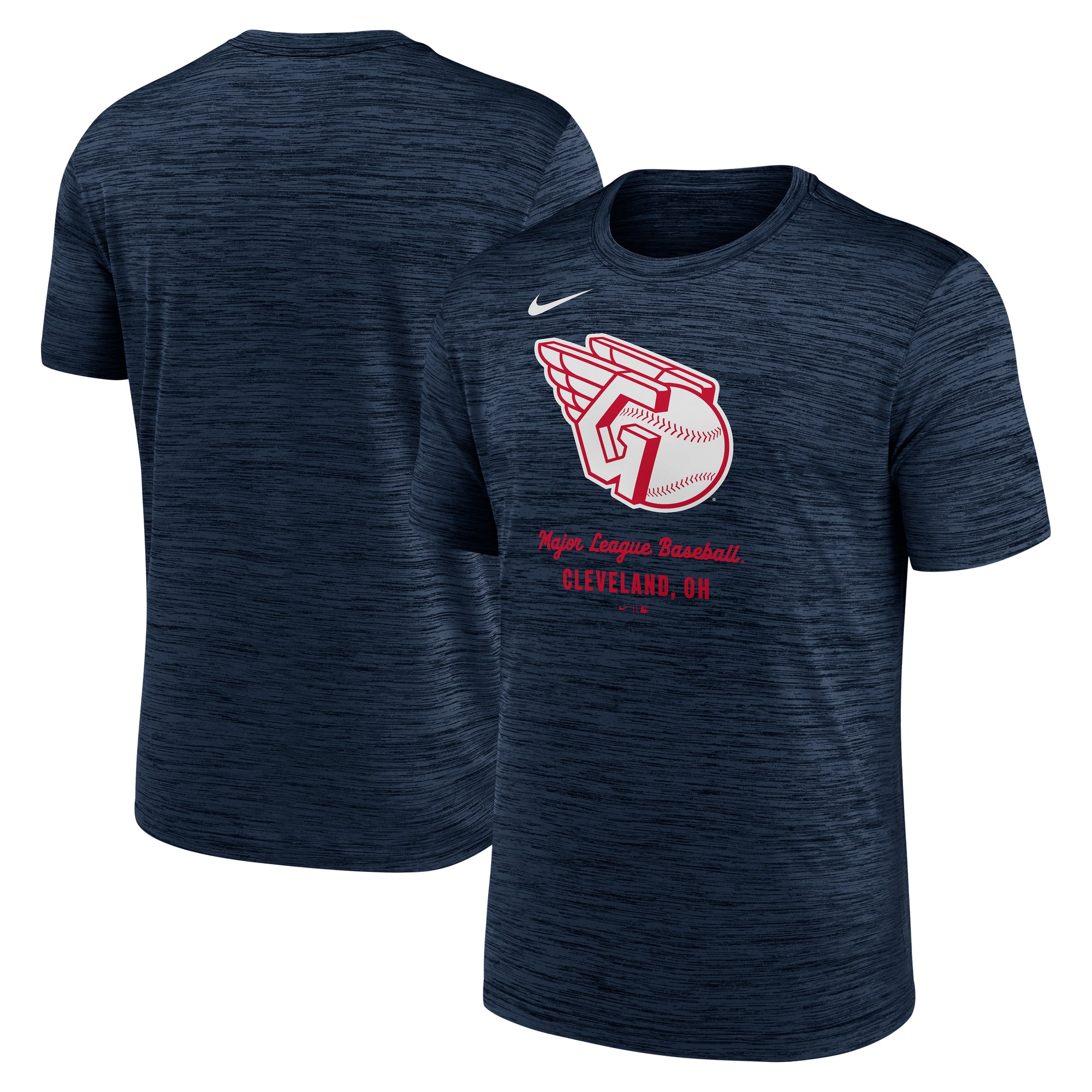 Men's Nike Navy Cleveland Guardians Velocity Dri-FIT T-Shirt
