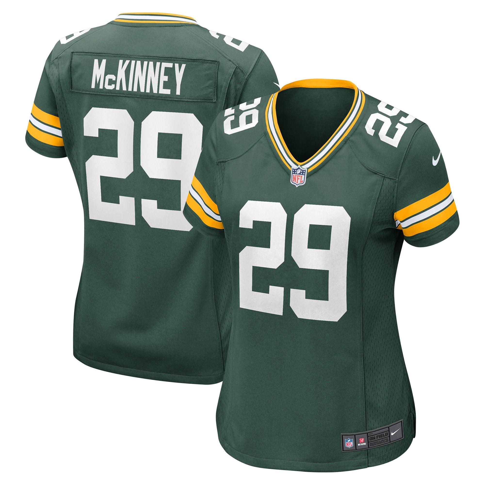 Women's Nike Xavier McKinney  Green Green Bay Packers Team Game Jersey