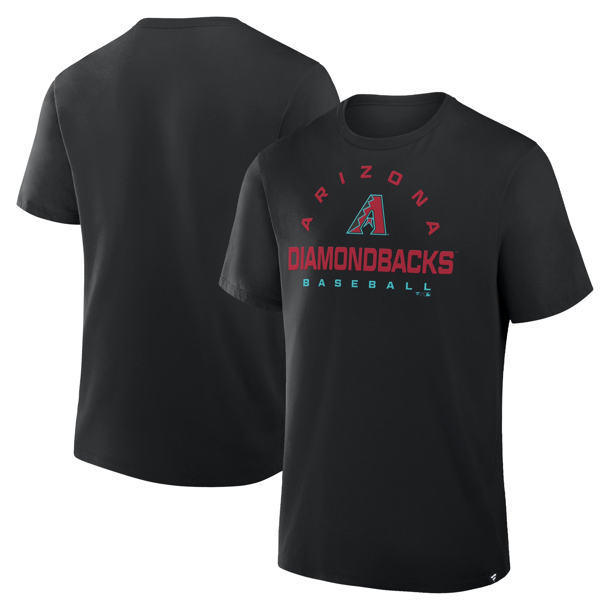 Men's Fanatics Black Arizona Diamondbacks Clubhouse Legacy Primary Play T-Shirt