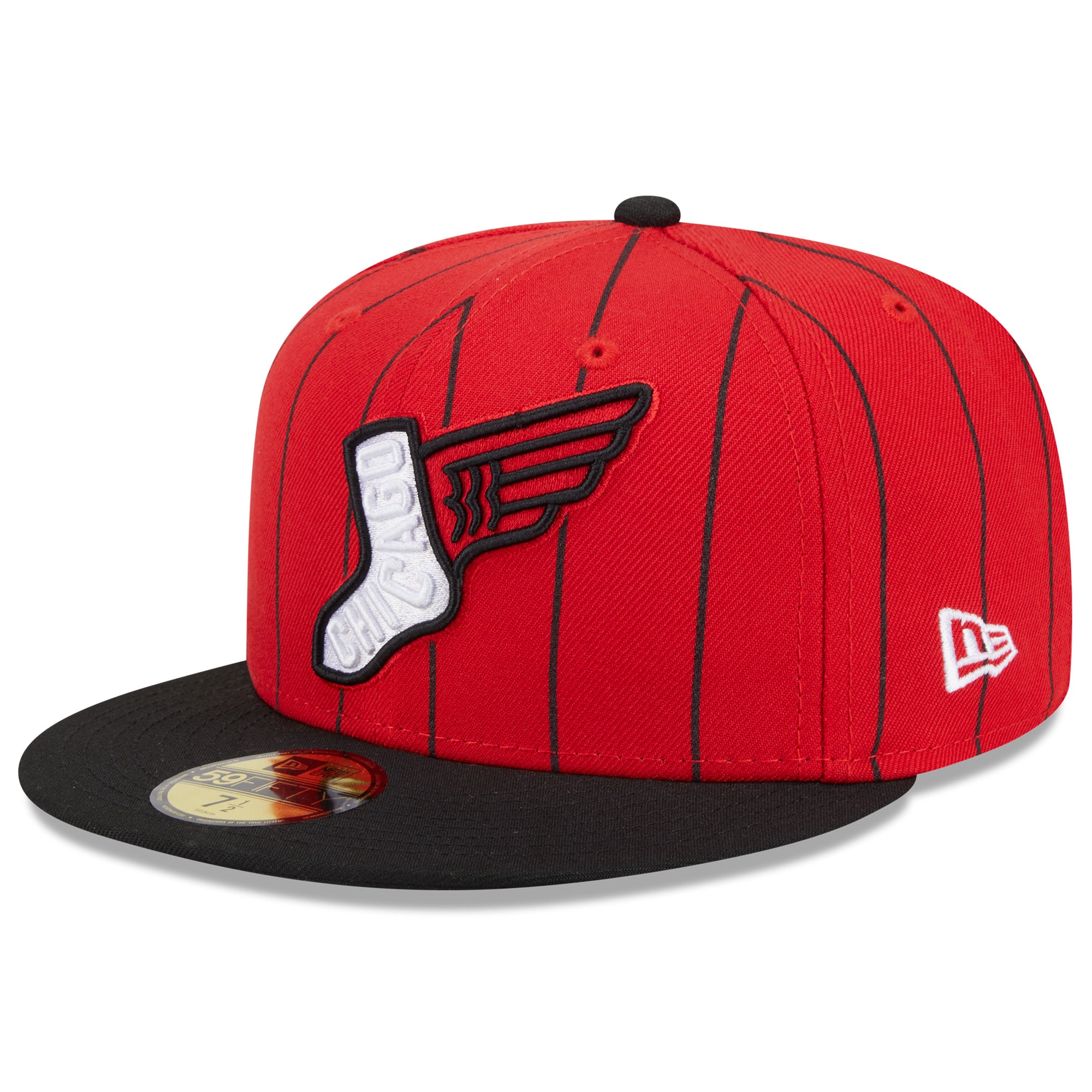 Men's New Era Red/Black Chicago White Sox 2025 City Connect 59FIFTY Fitted Hat