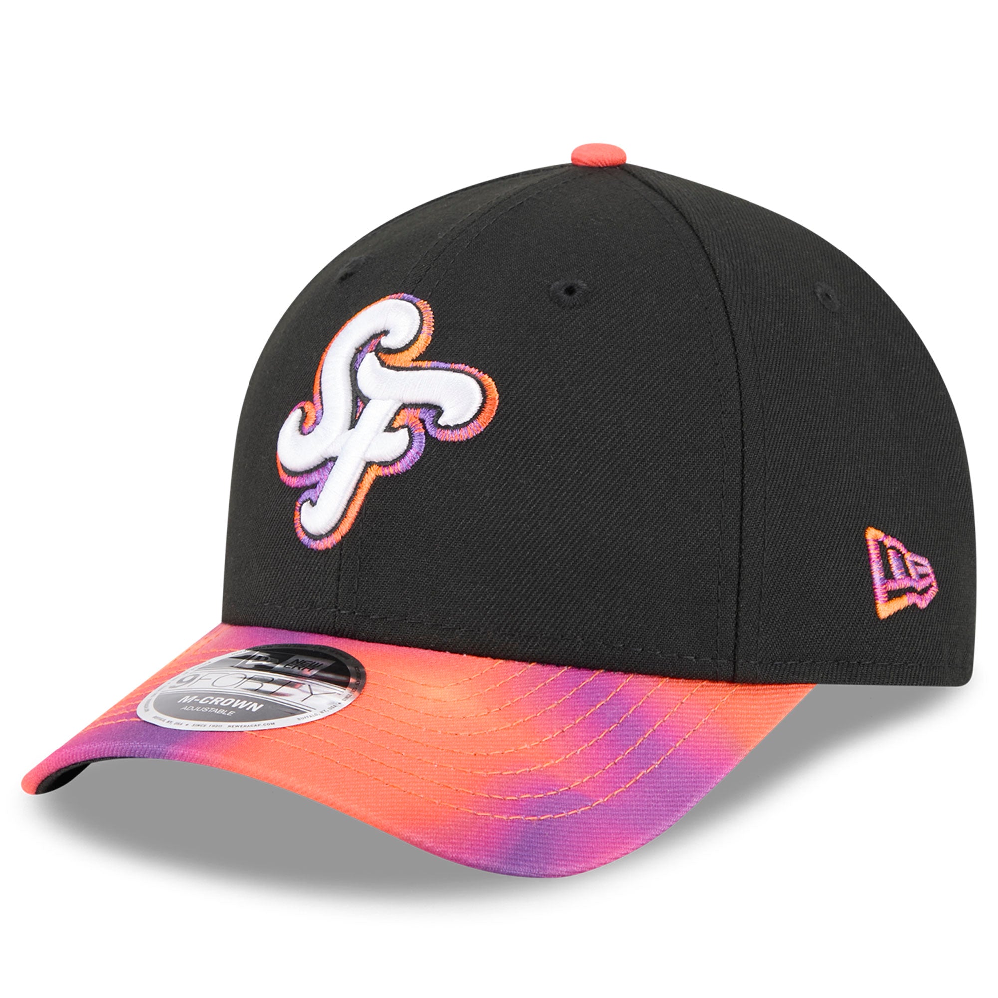 Men's New Era  Black/Orange San Francisco Giants 2025 City Connect 9FORTY M-Crown Adjustable Hat