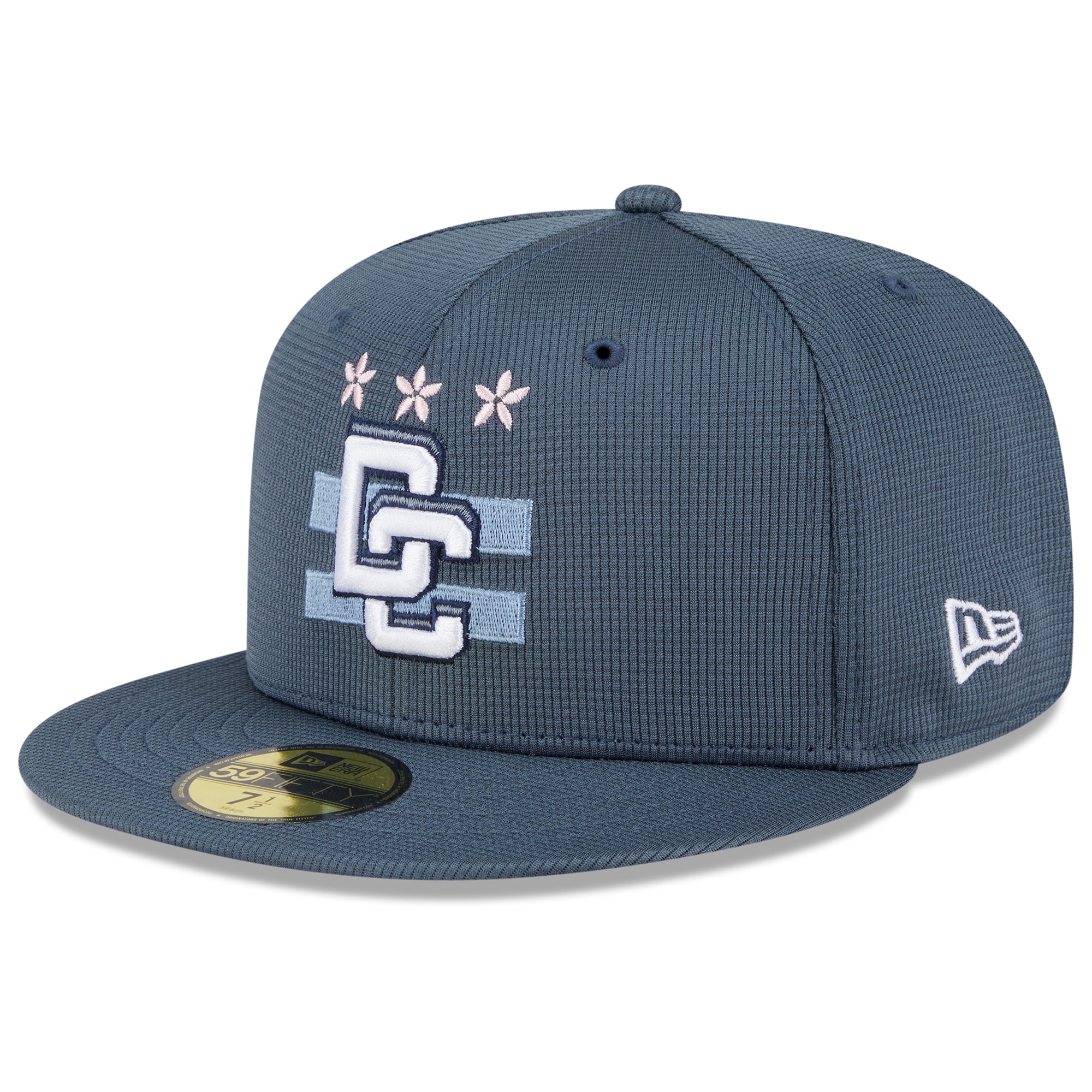 Men's New Era Blue Washington Nationals 2025 City Connect Batting Practice 59FIFTY Fitted Hat