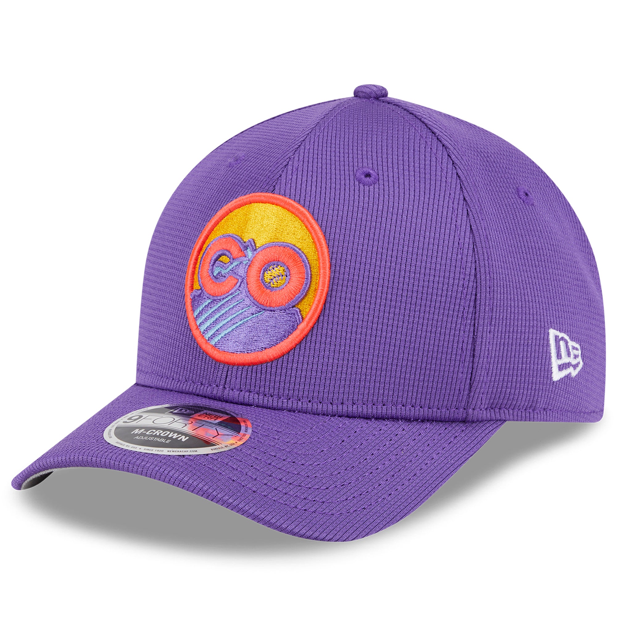 Men's New Era Purple Colorado Rockies 2025 City Connect Batting Practice 9FORTY Adjustable Hat