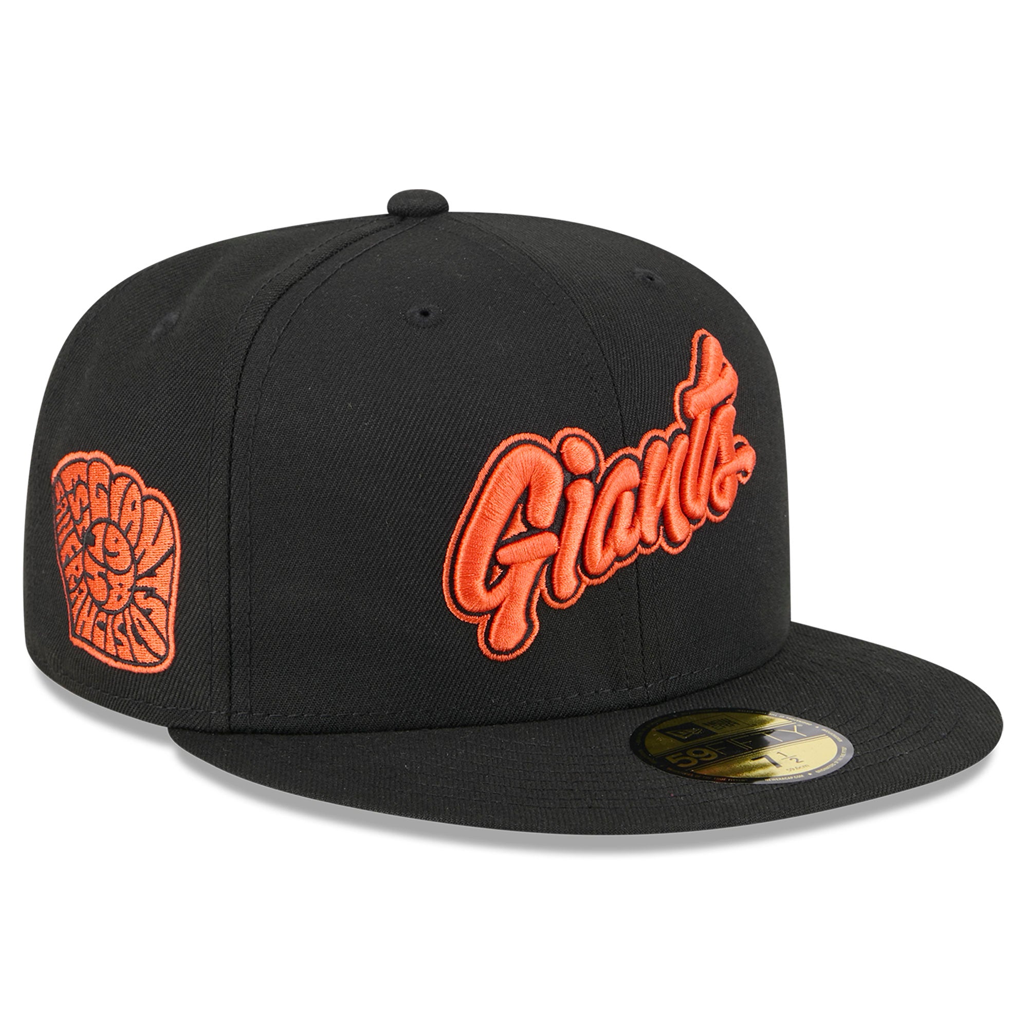 Men's New Era  Black San Francisco Giants 2025 City Connect Wordmark 59FIFTY Fitted Hat