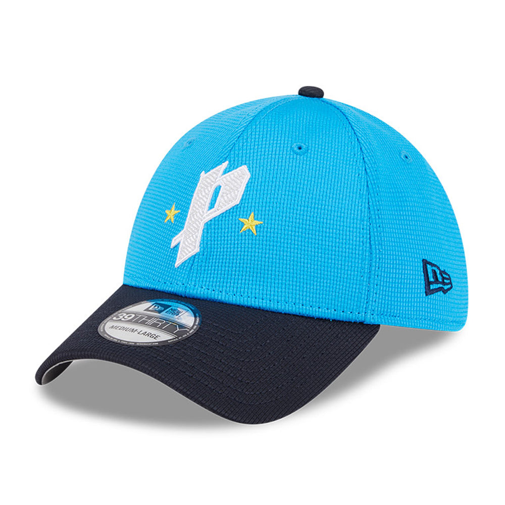 Men's New Era Neptune Blue/Navy Philadelphia Phillies City Connect Batting Practice 39THIRTY Flex Hat