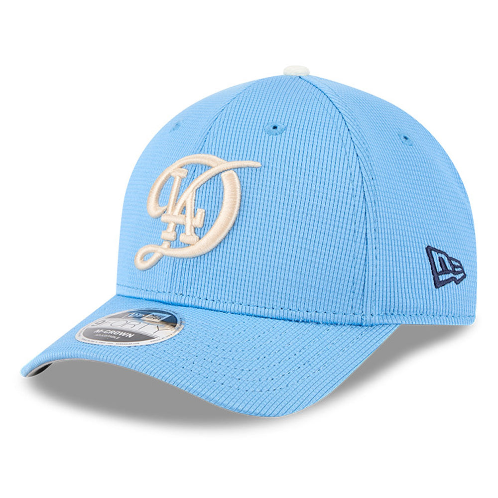 Men's New Era Light Blue Los Angeles Dodgers City Connect Batting Practice 9FORTY M-Crown Adjustable Hat