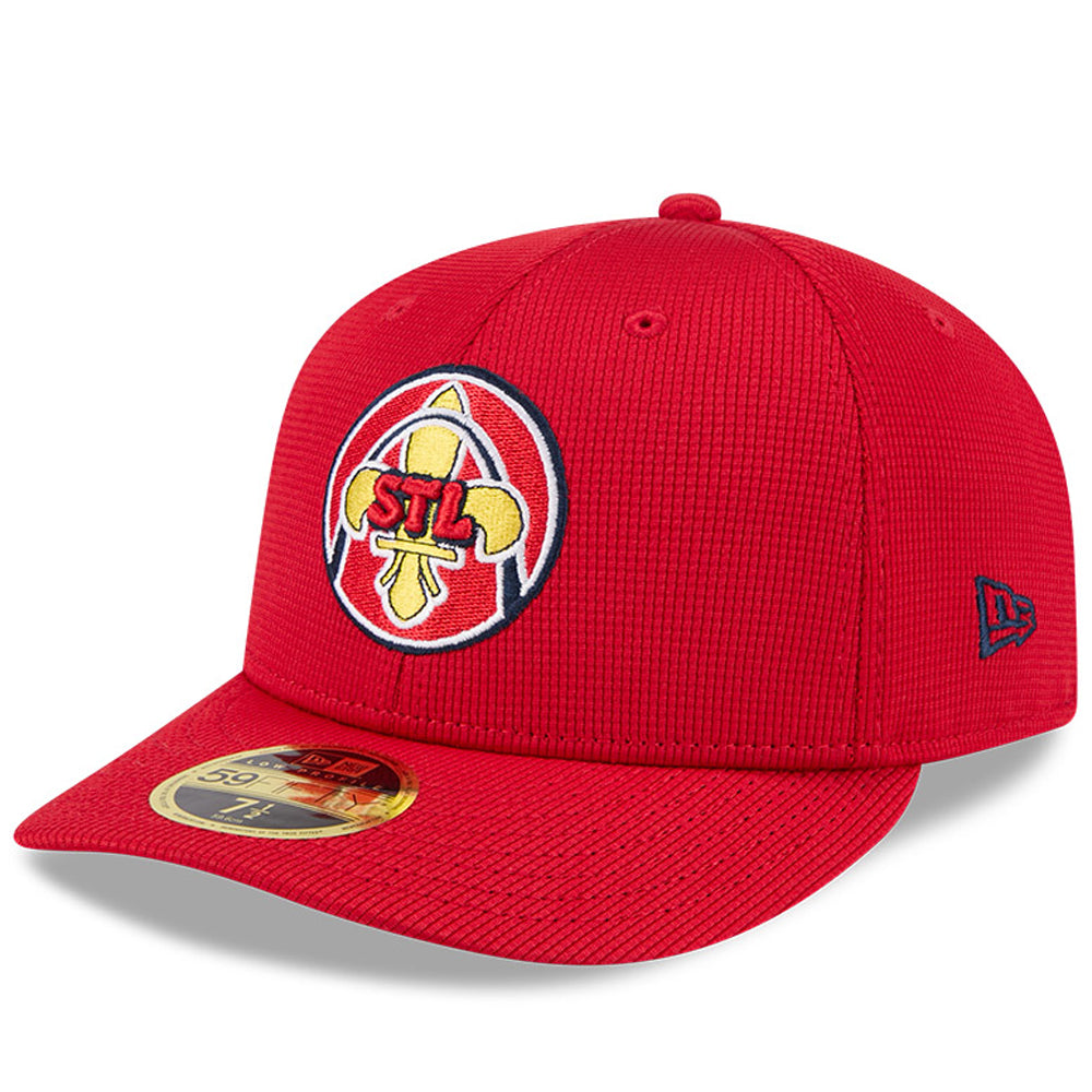 Men's New Era Red St. Louis Cardinals City Connect Batting Practice Low Profile 59FIFTY Fitted Hat