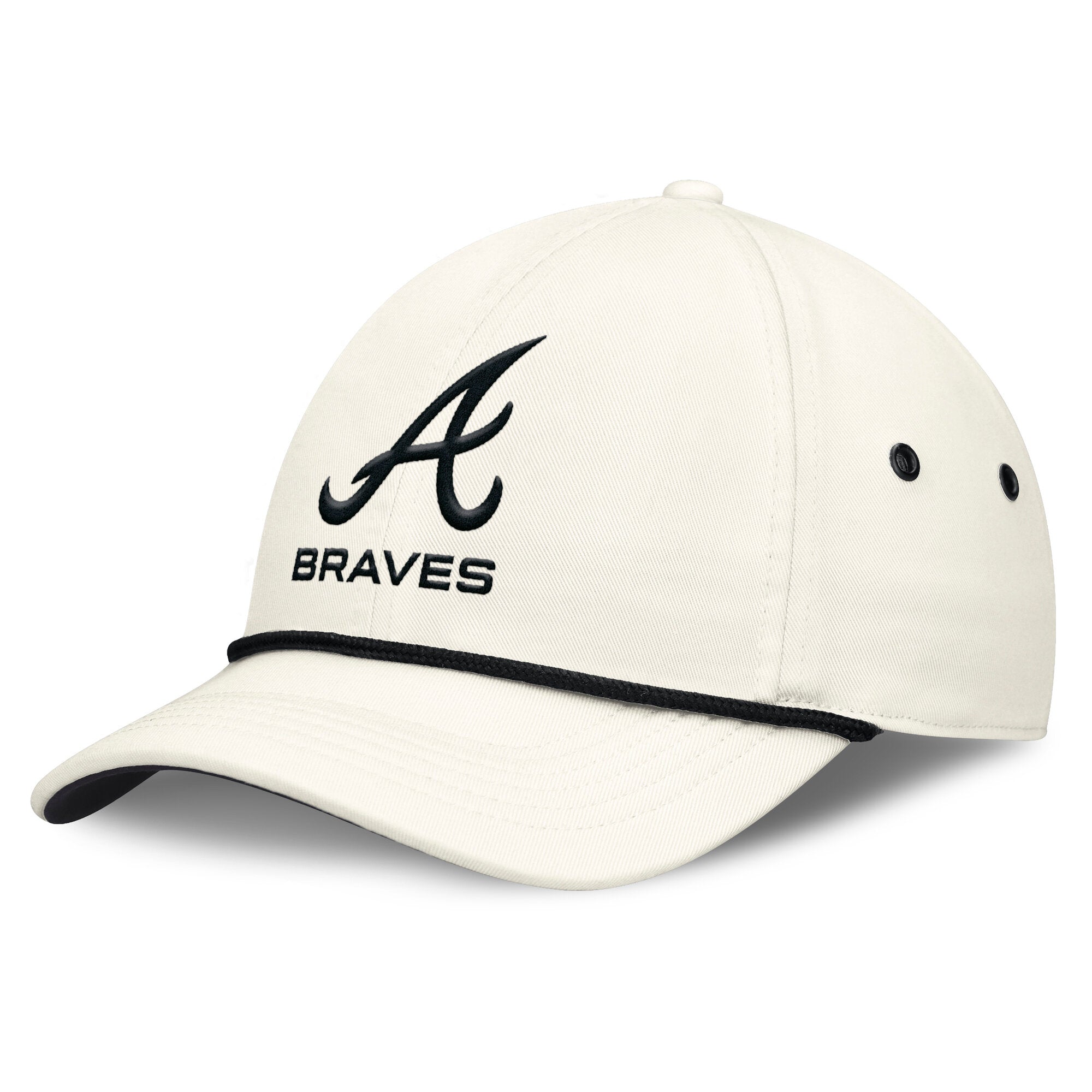Men's Nike  Stone Atlanta Braves Club Adjustable Hat