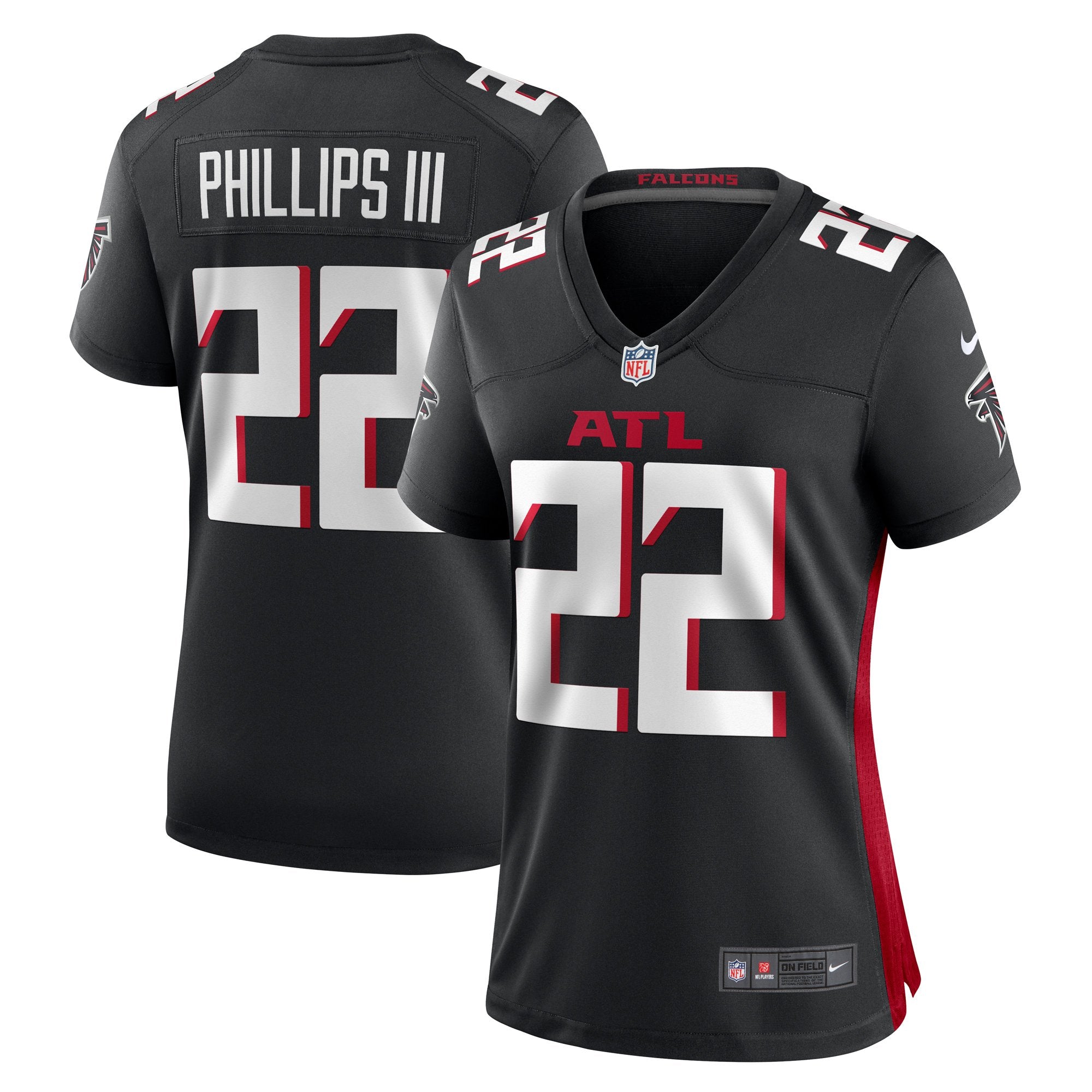 Women's Nike Clark Phillips III  Black Atlanta Falcons  Game Jersey