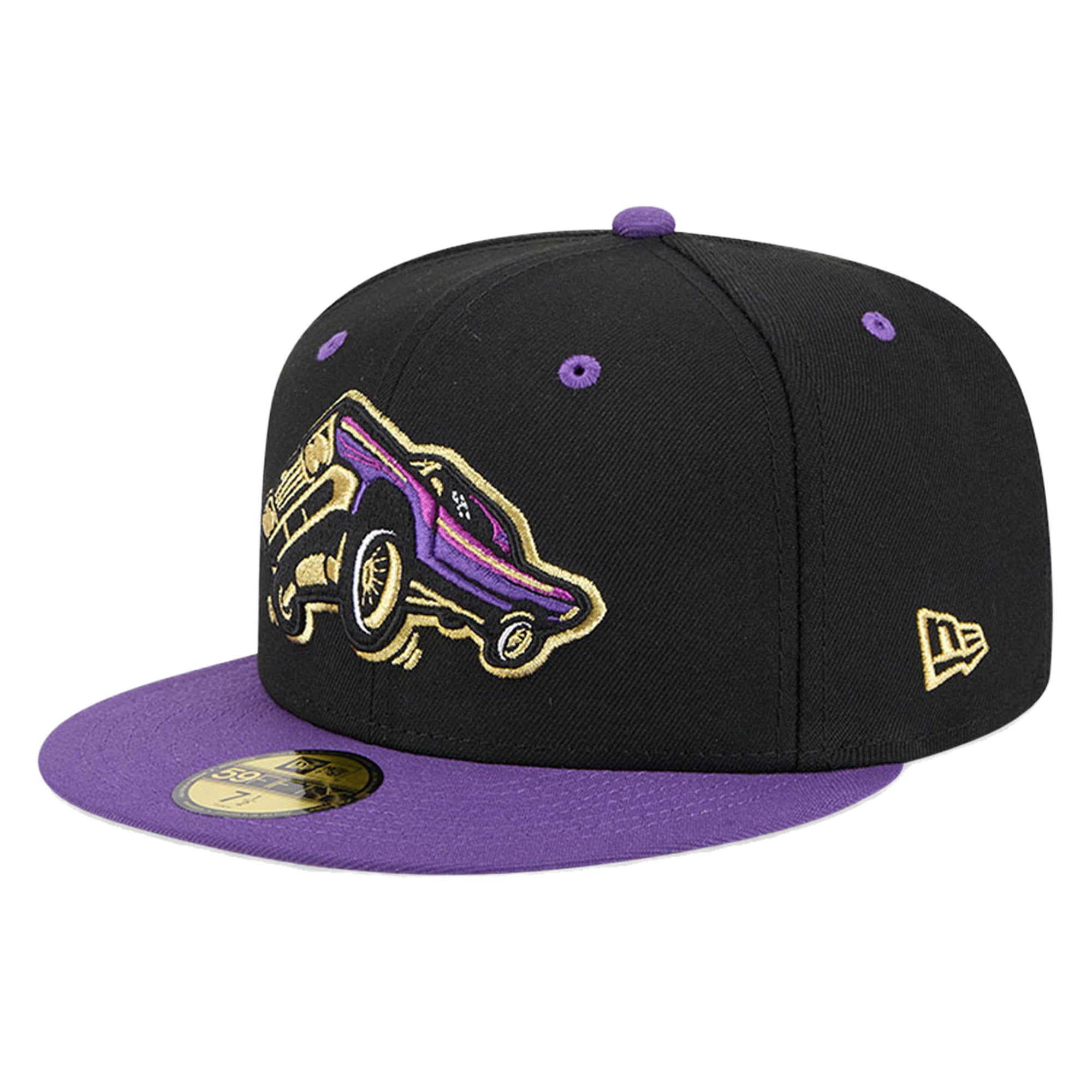 Men's New Era Black Fresno Grizzlies Copa de la Diversión 59FIFTY Fitted Hat