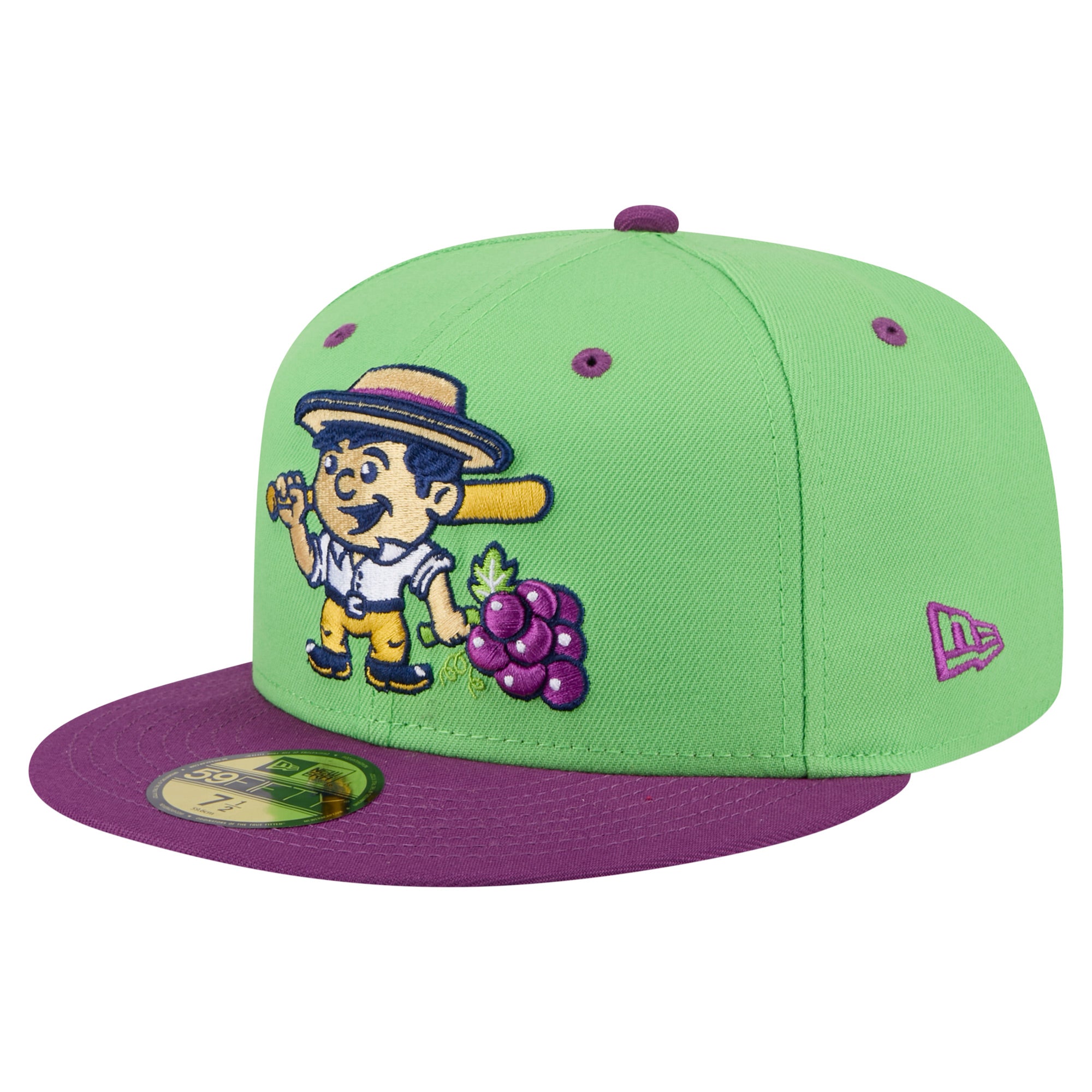 Men's New Era Green Tri-City Dust Devils Copa de la Diversión 59FIFTY Fitted Hat