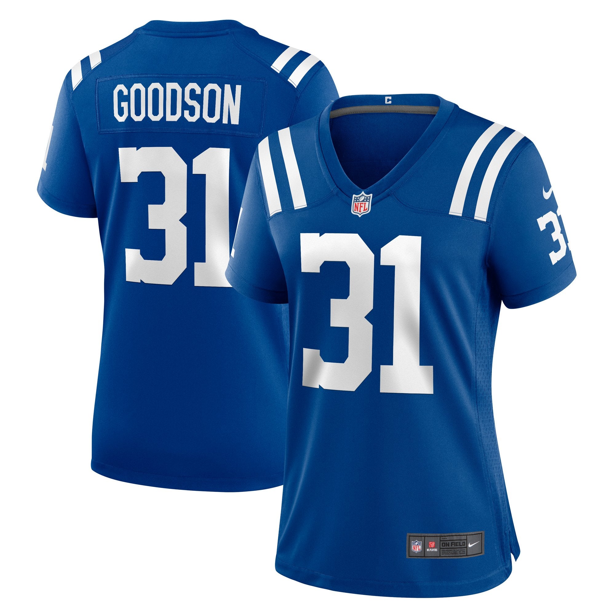Women's Nike Tyler Goodson  Royal Indianapolis Colts  Game Jersey