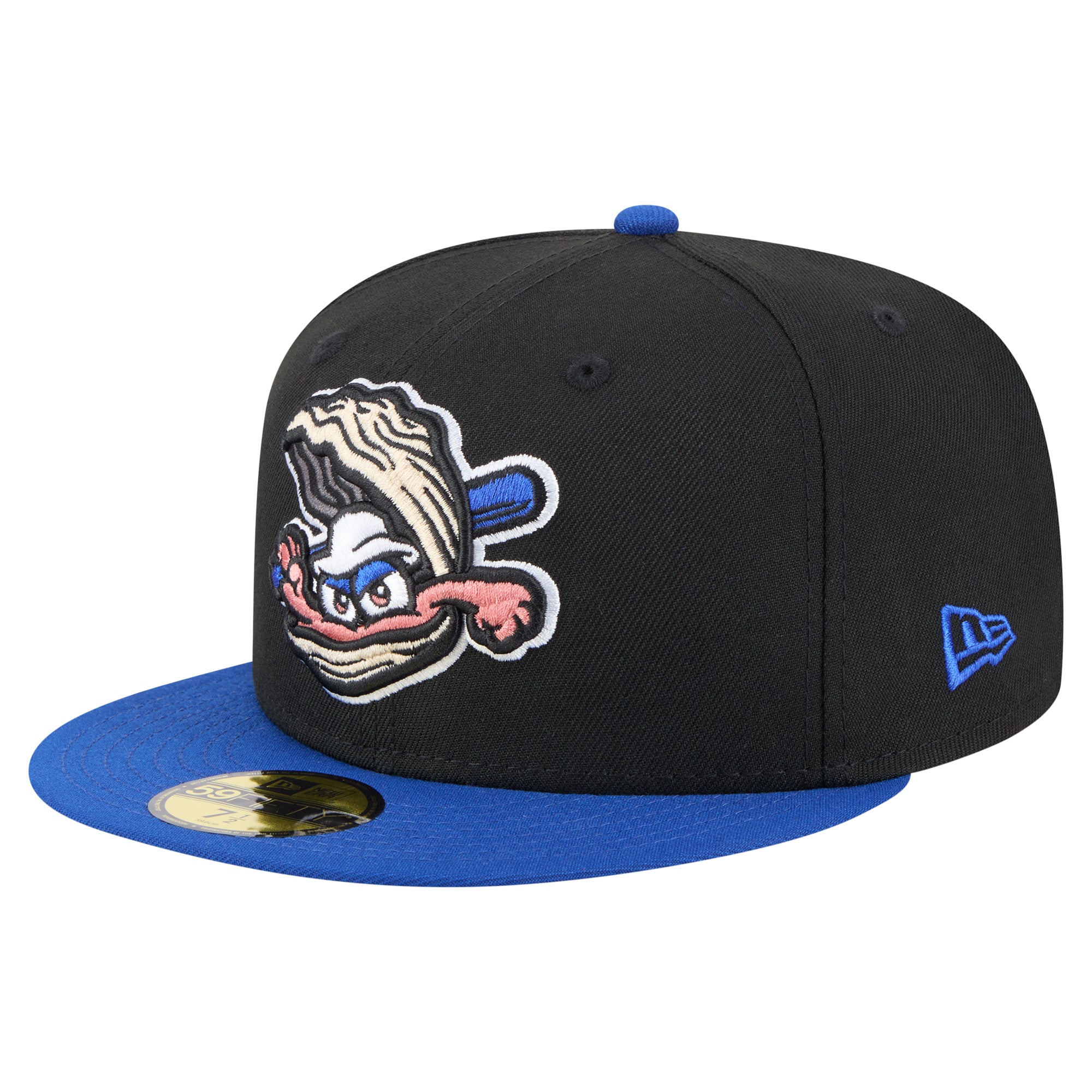Men's New Era  Black/Blue Biloxi Shuckers Authentic Collection 59FIFTY Fitted Hat