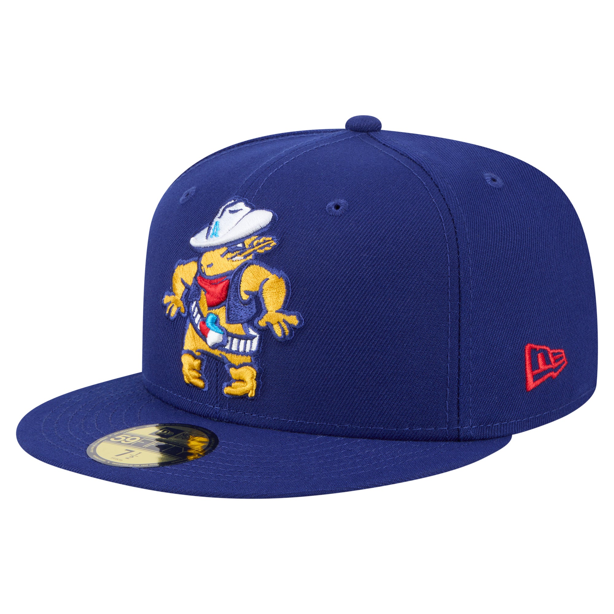 Men's New Era  Navy Amarillo Sod Poodles Authentic Collection 59FIFTY Fitted Hat