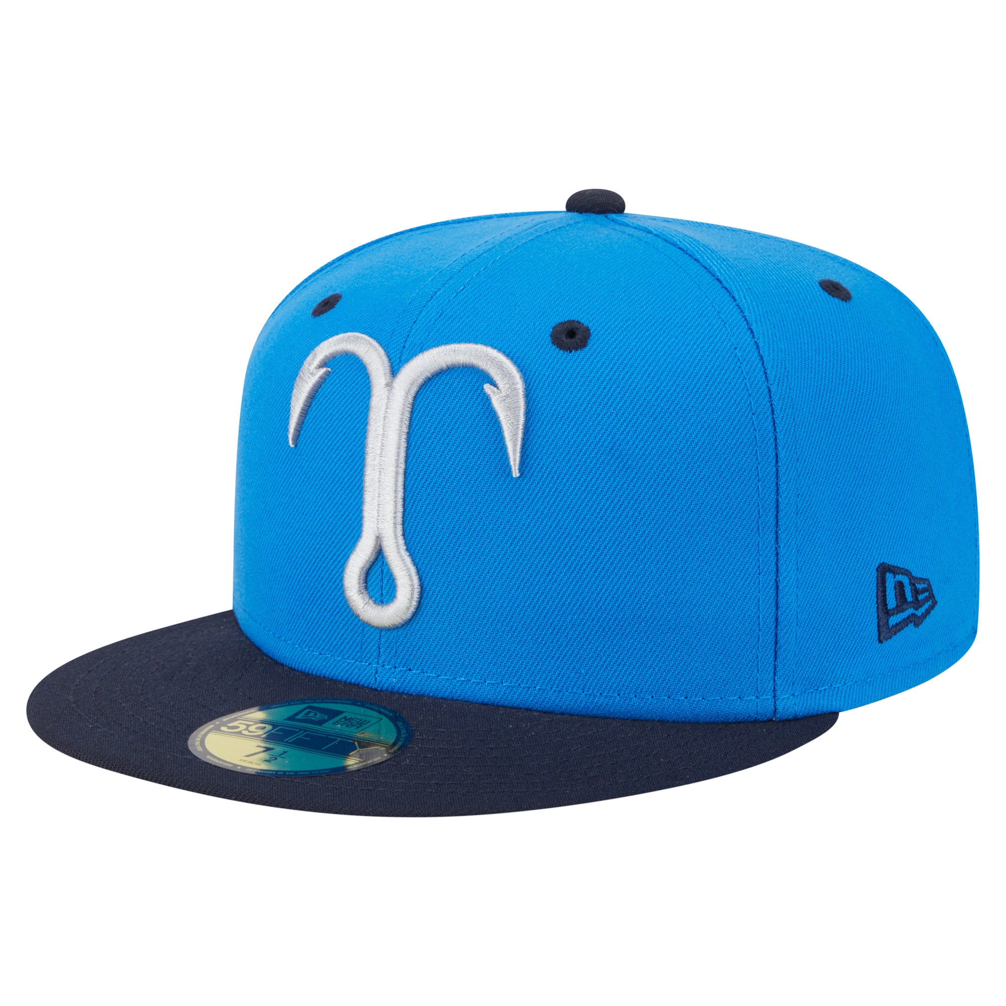 Men's New Era  Blue/Navy Tampa Tarpons Authentic Collection 59FIFTY Fitted Hat
