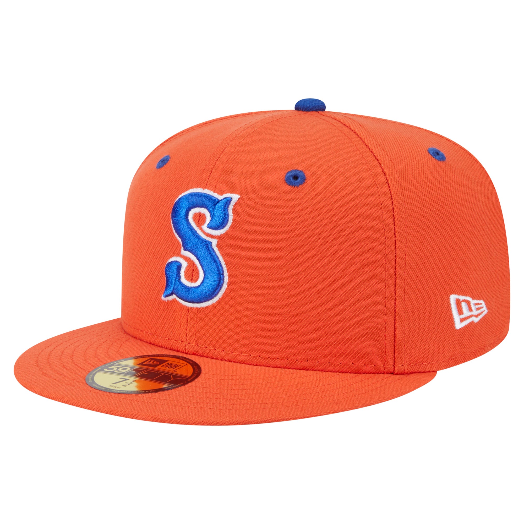 Men's New Era  Orange Syracuse Mets Authentic Collection 59FIFTY Fitted Hat