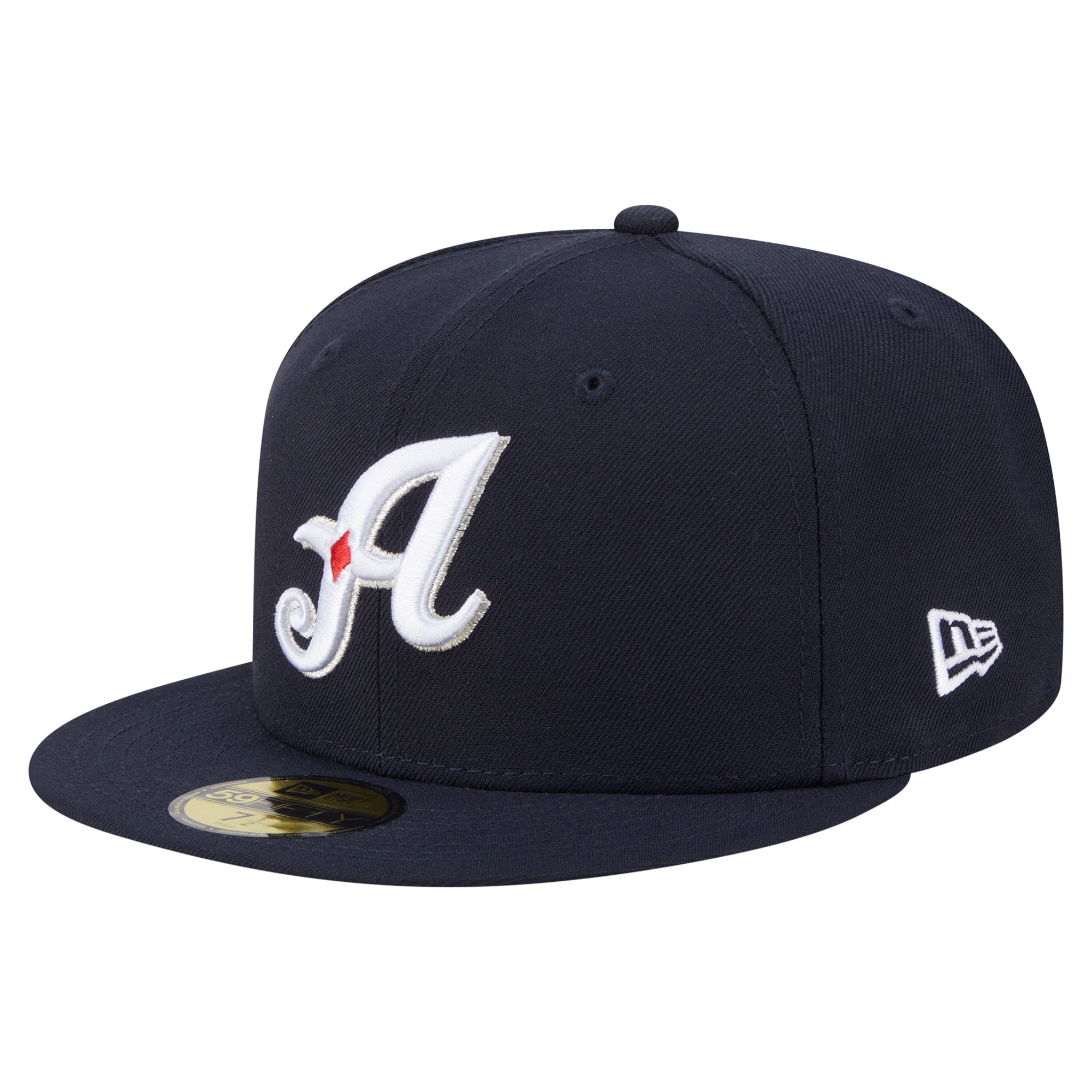 Men's New Era  Navy Reno Aces Authentic Collection 59FIFTY Fitted Hat