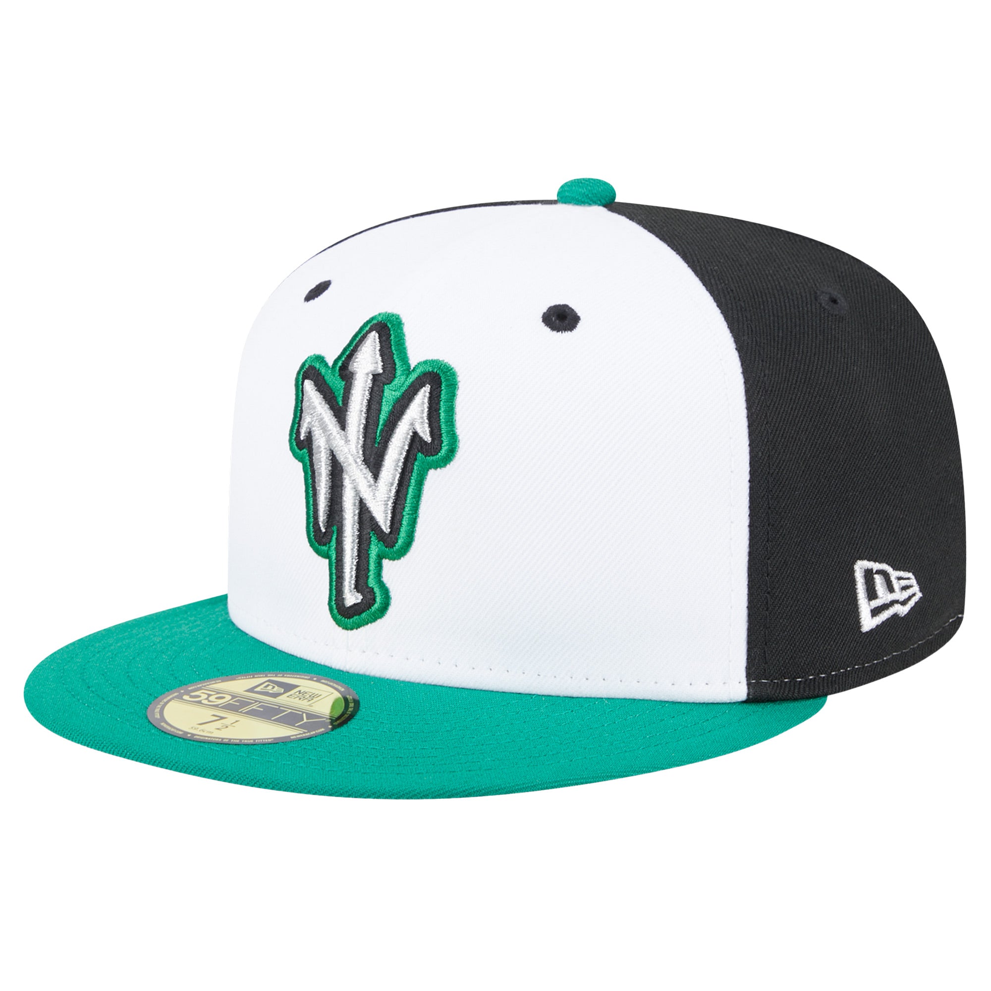 Men's New Era  White Norfolk Tides Authentic Collection 59FIFTY Fitted Hat