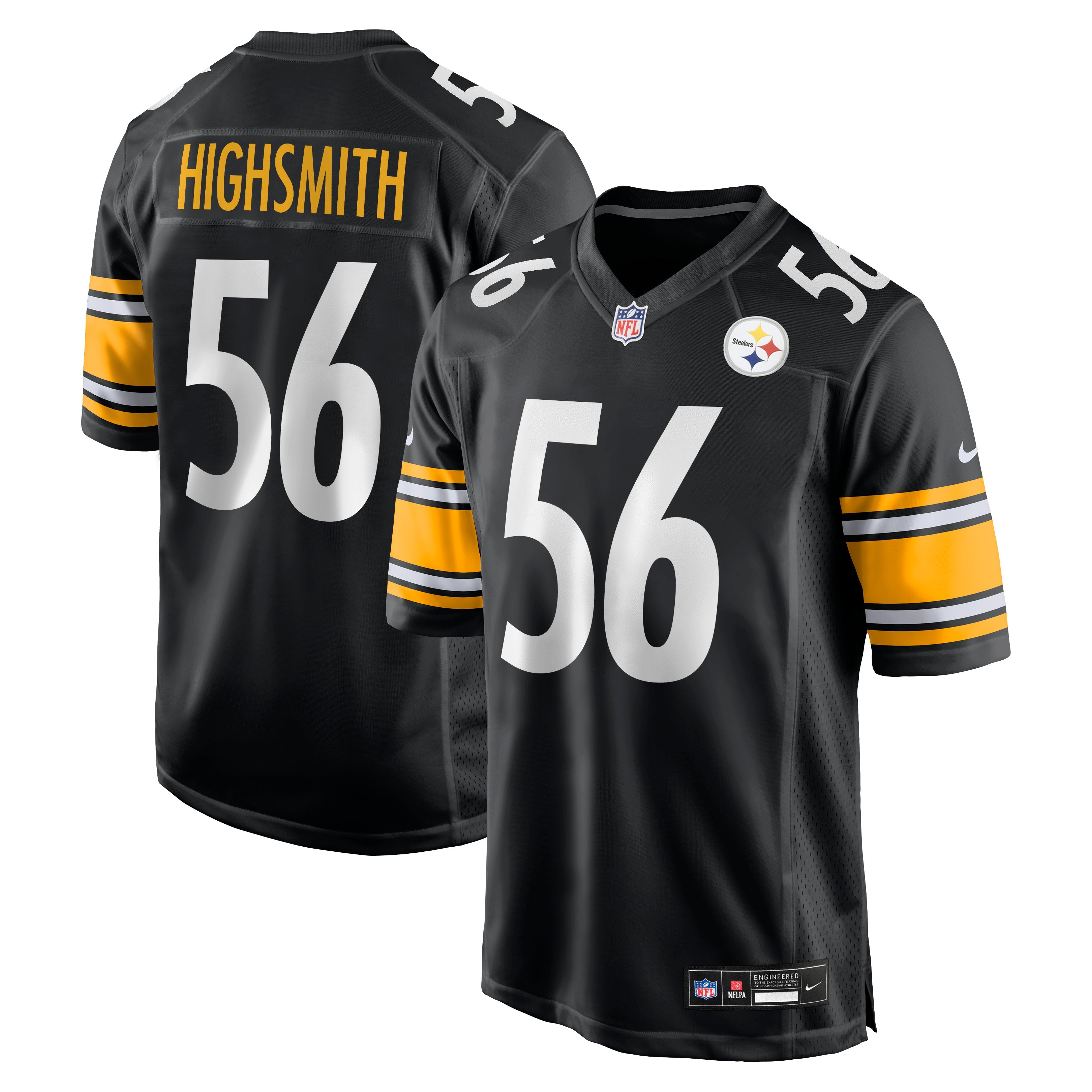 Men's Nike Alex Highsmith  Black Pittsburgh Steelers  Game Jersey