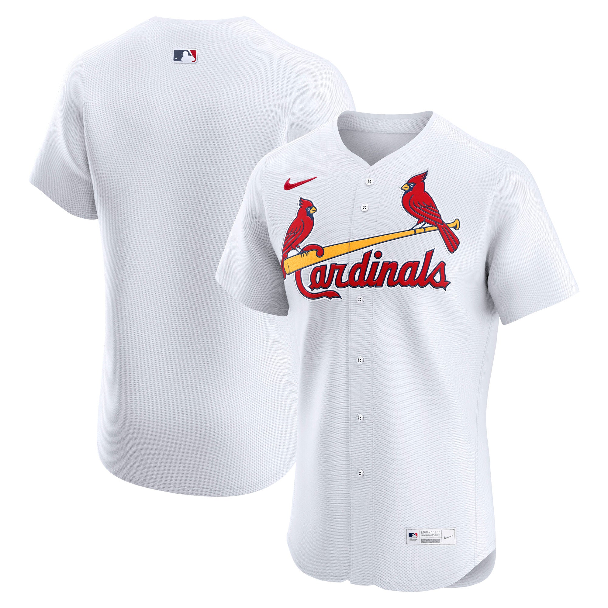 Men's Nike White St. Louis Cardinals Home Elite Jersey