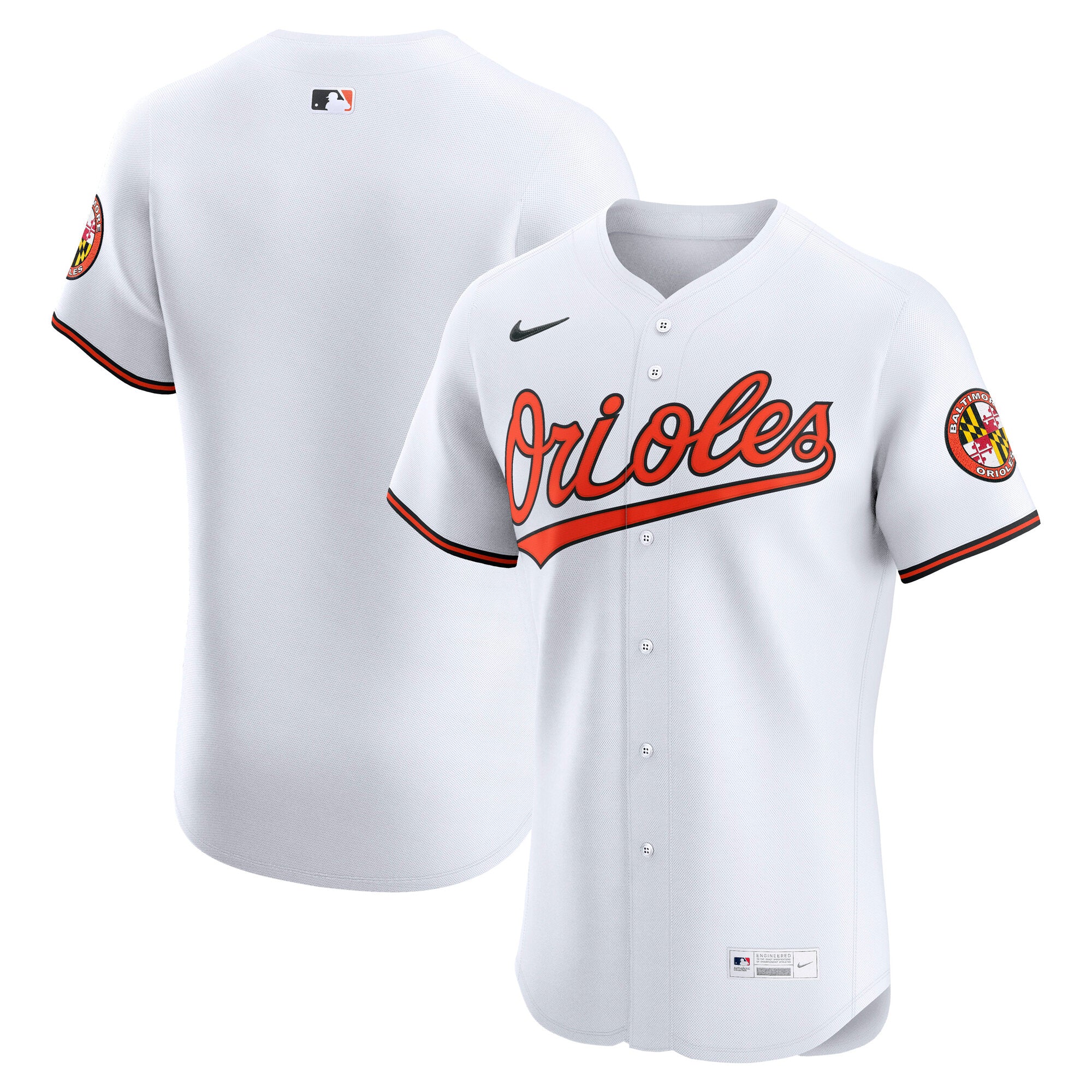 Men's Nike White Baltimore Orioles Home Elite Jersey