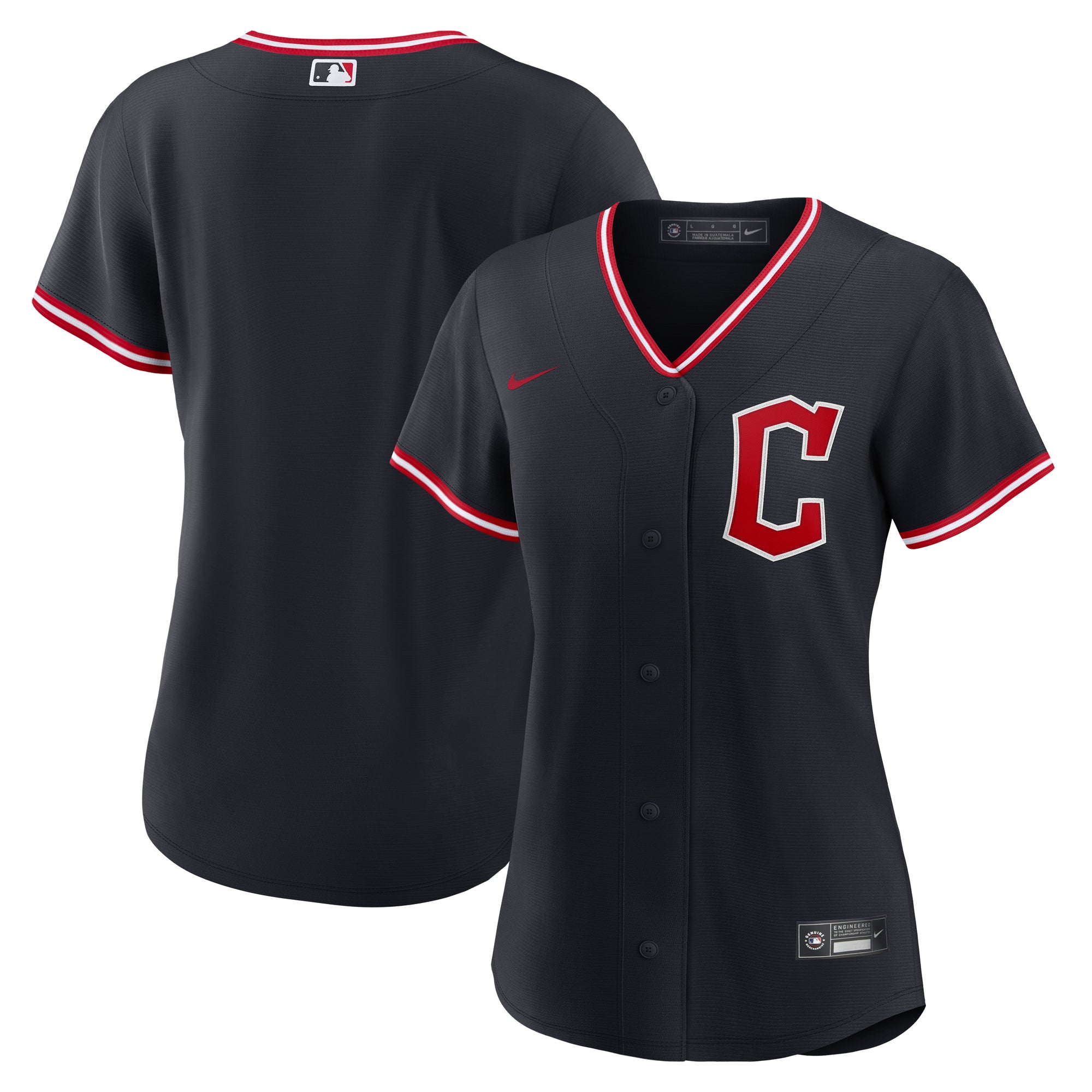 Women's Nike Navy Cleveland Guardians Alternate Replica Jersey