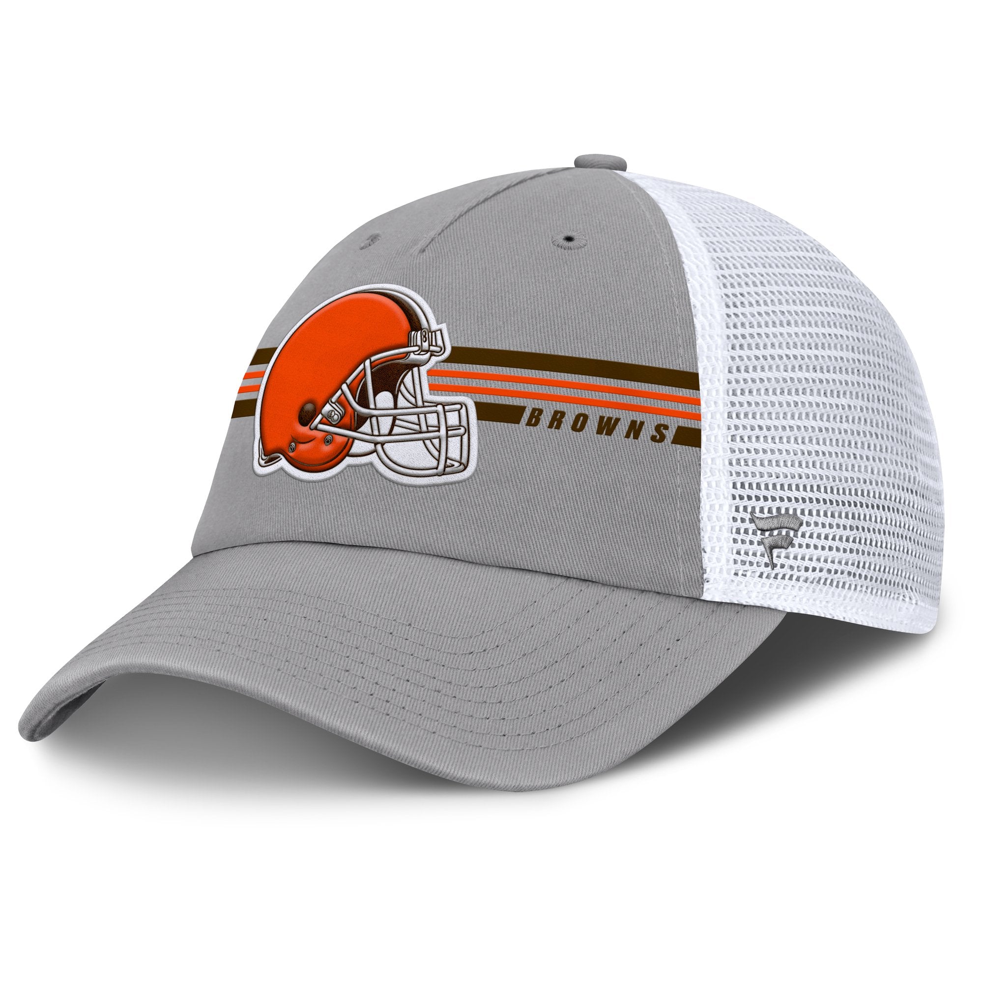 Men's Fanatics  Gray Cleveland Browns Singleback Trucker Adjustable Hat