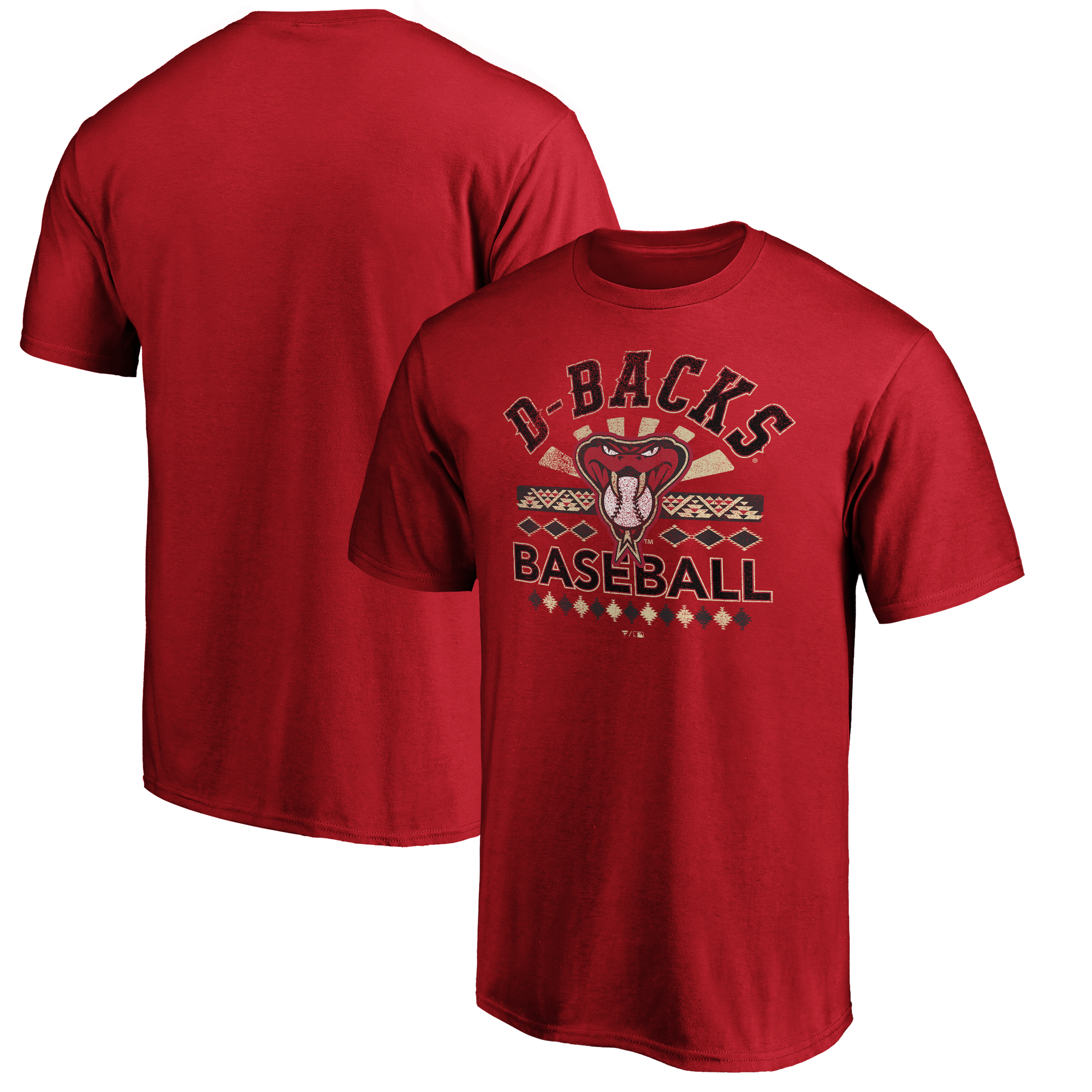 Men's Red Arizona Diamondbacks Team Adrenaline T-Shirt