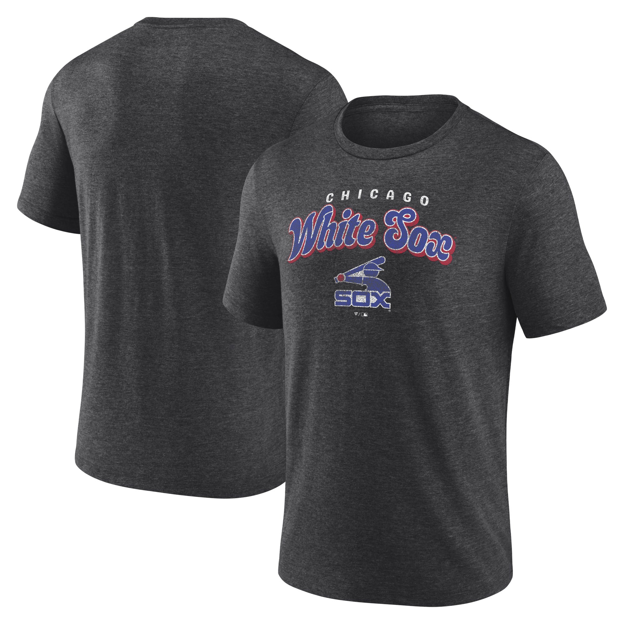 Men's Charcoal Chicago White Sox Wonderment Tri-Blend T-Shirt