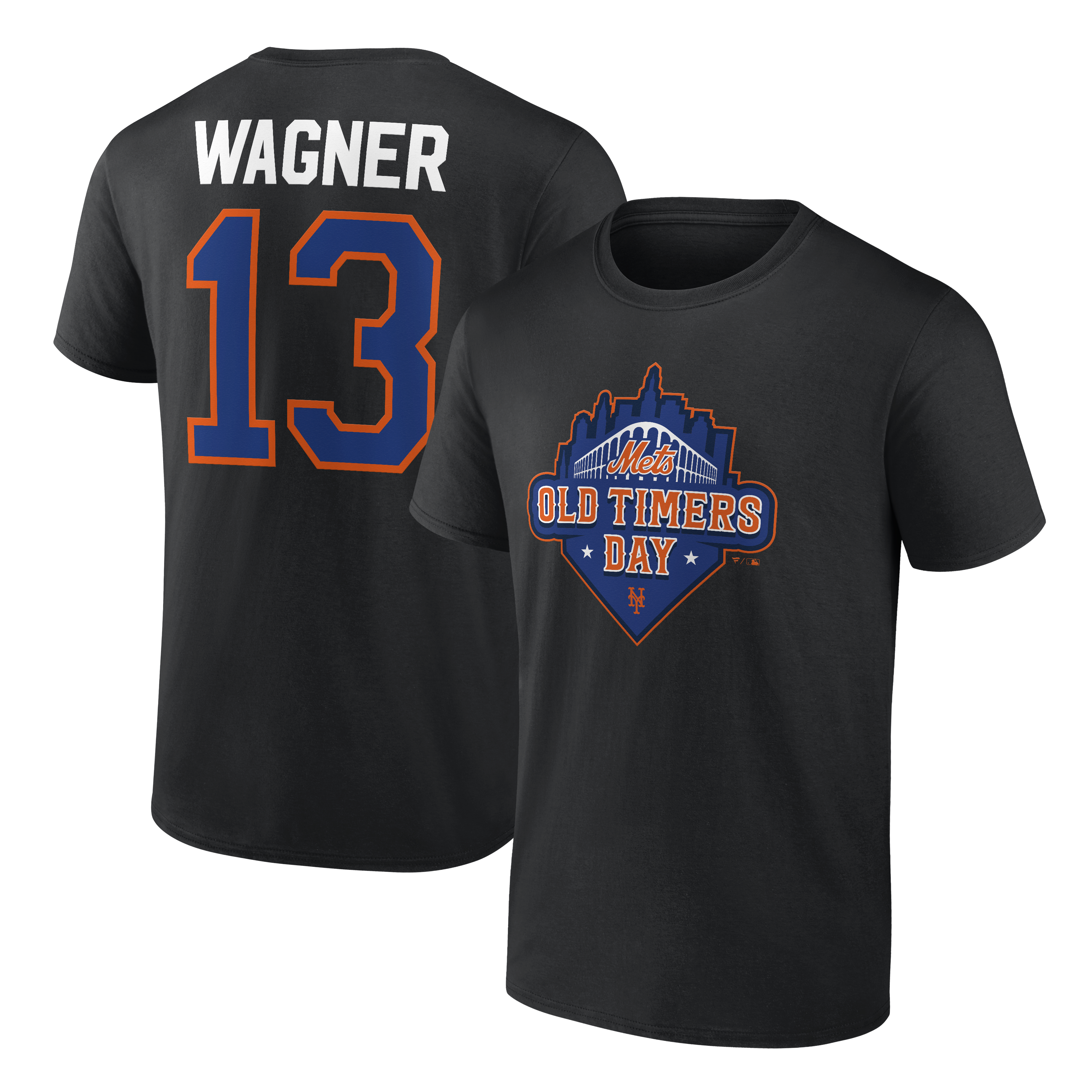Men's Billy Wagner Black New York Mets Old Timers Day T-Shirt