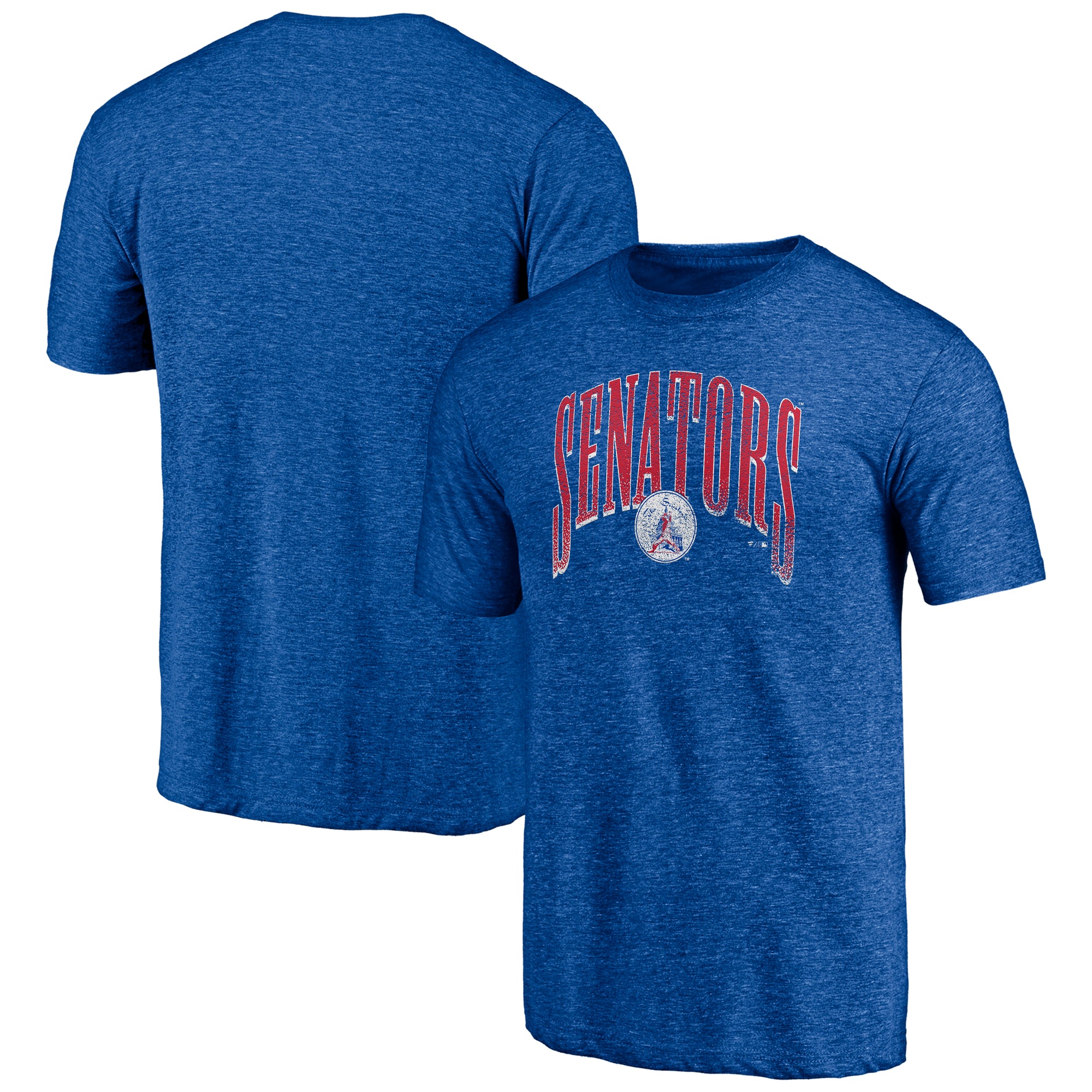 Men's Royal Washington Senators Line Corps Tri-Blend T-Shirt