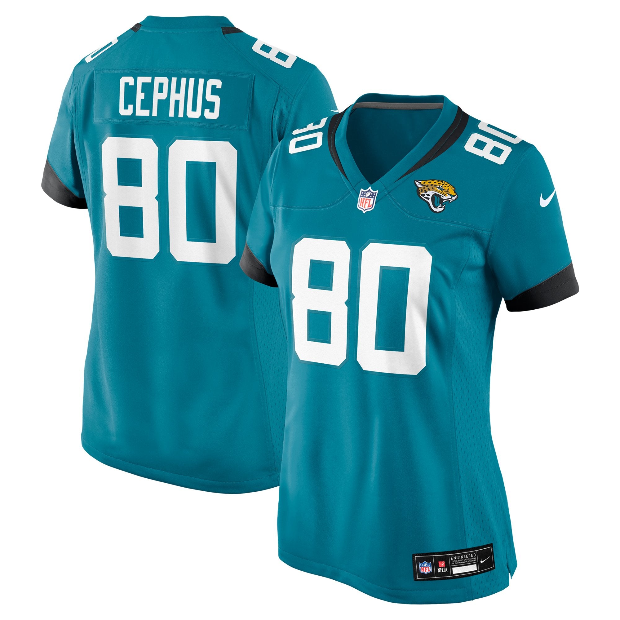 Women's Nike Joshua Cephus  Teal Jacksonville Jaguars Team Game Jersey