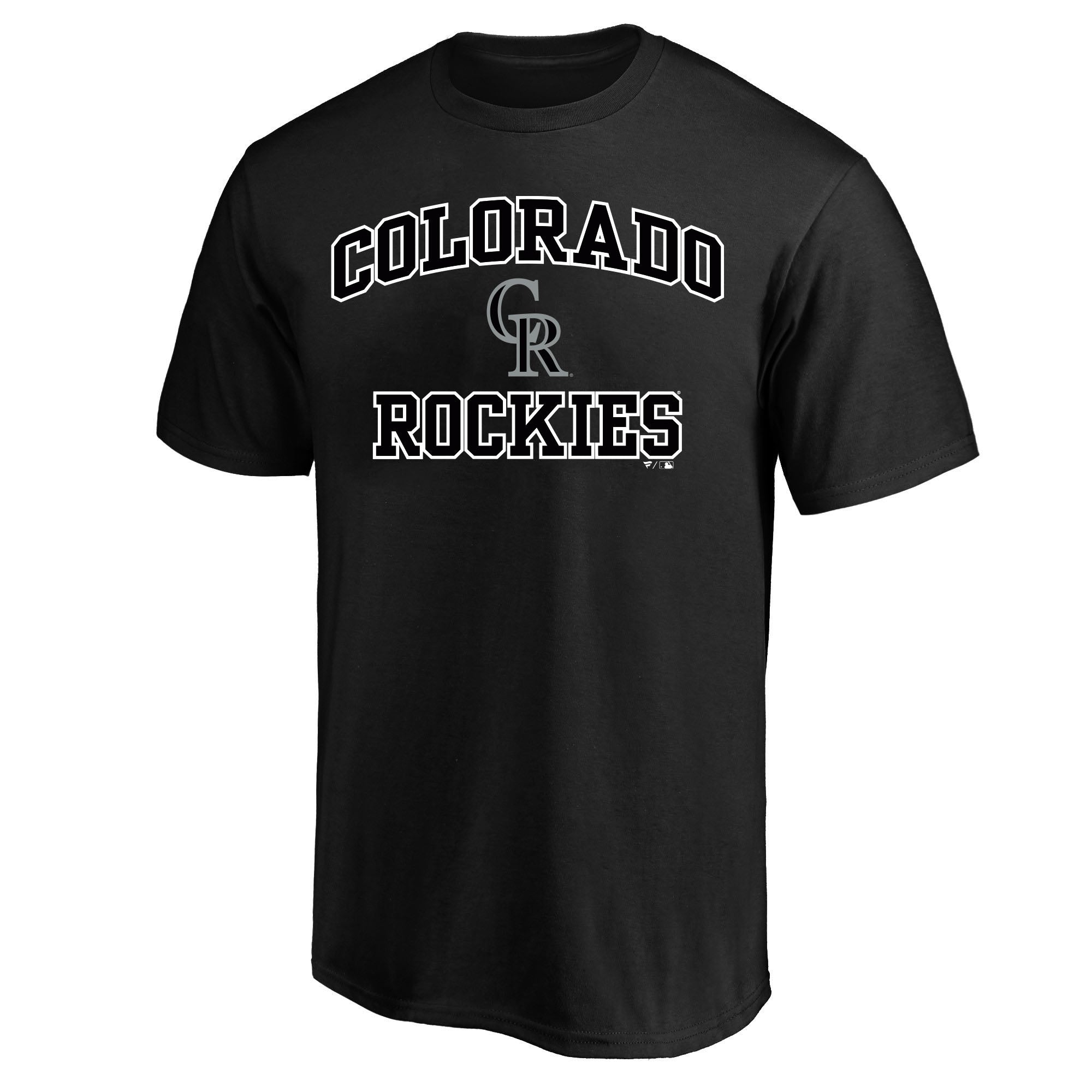 Men's Profile Black Colorado Rockies Big & Tall Heart & Soul T-Shirt