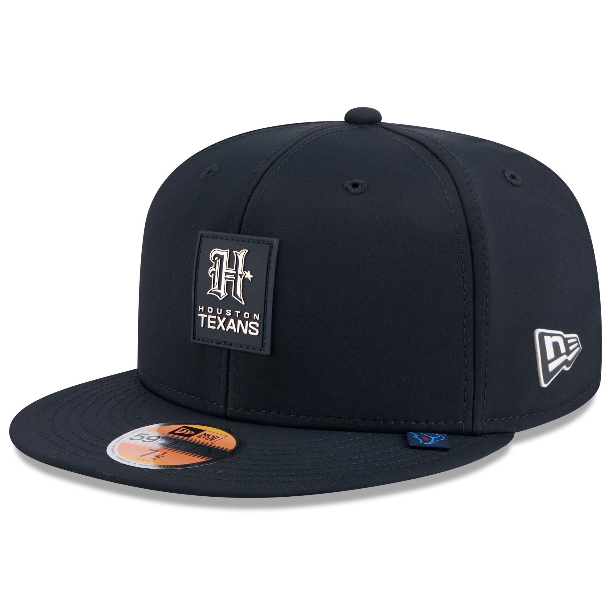 Men's New Era Navy Houston Texans 2025 Sideline H-Town 59FIFTY Fitted Hat