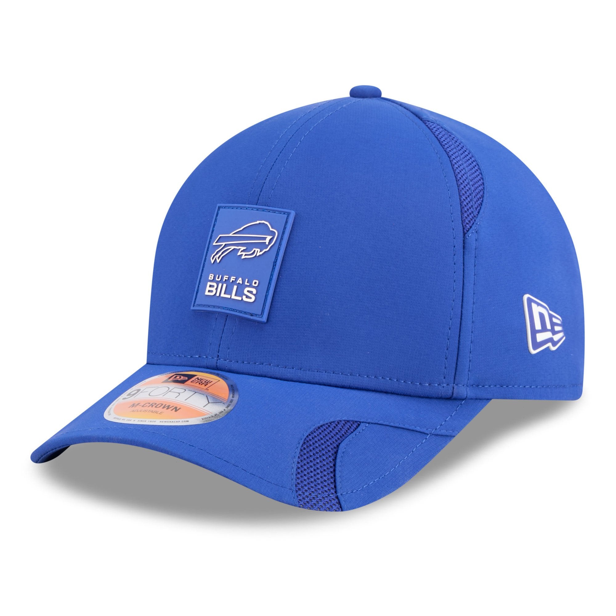 Men's New Era Royal Buffalo Bills 2025 Sideline  M-Crown 9FORTY Adjustable Hat