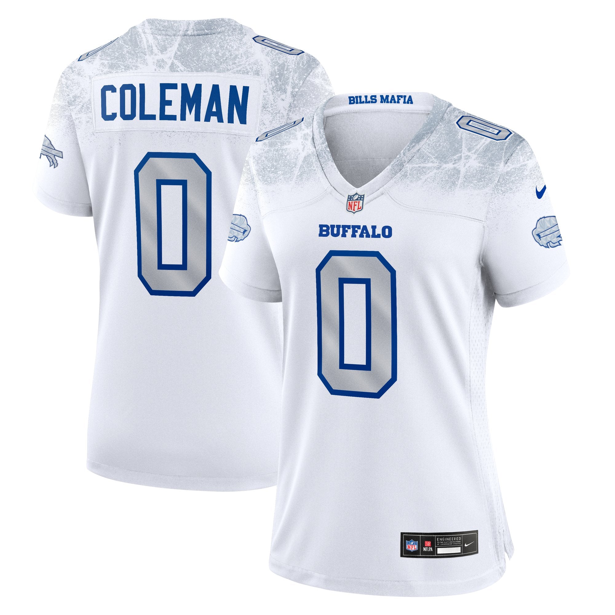 Women's Nike Keon Coleman White Buffalo Bills 2025 Rivalries Collection Game Jersey