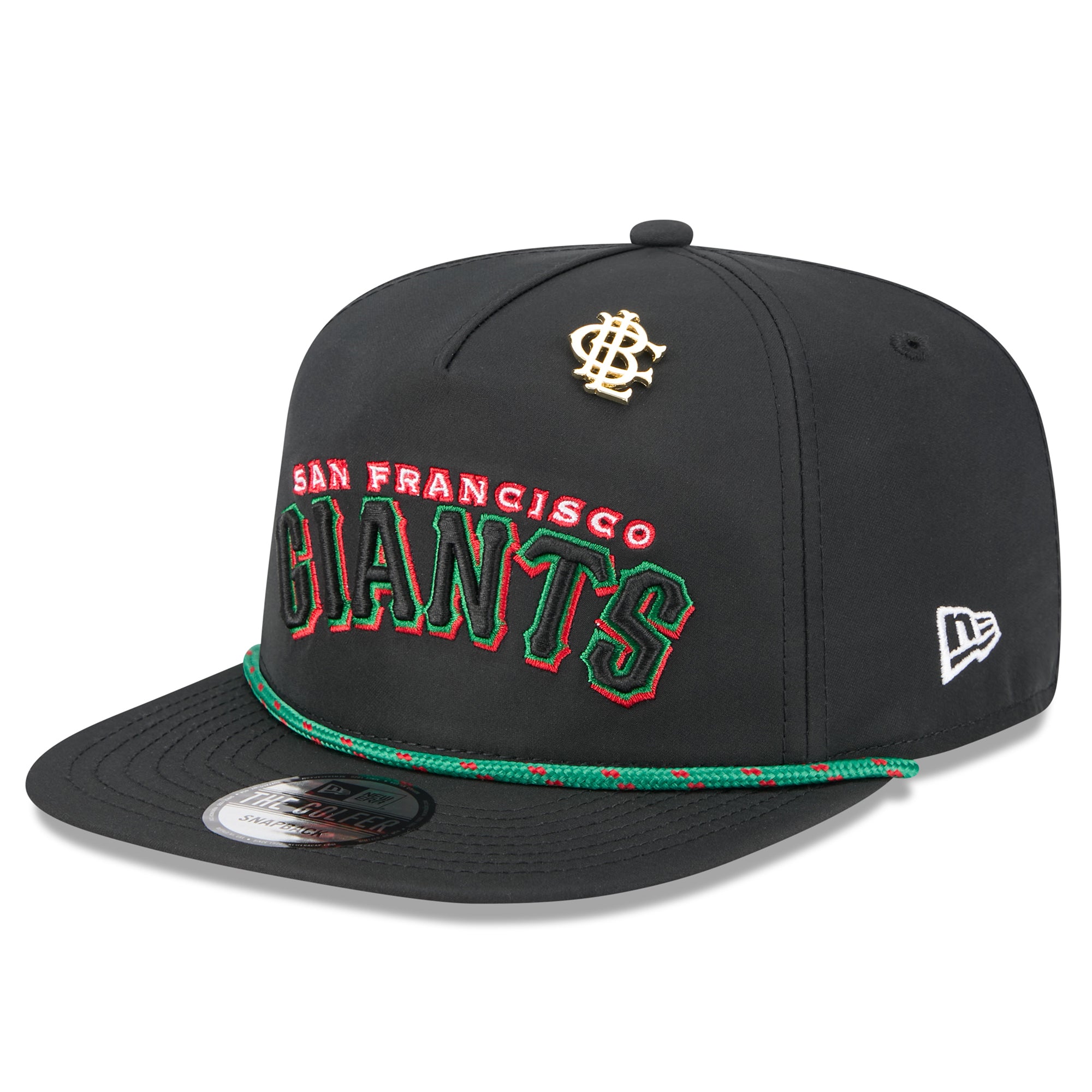 Men's New Era  Black San Francisco Giants 2025 Big League Chew Golfer Snapback Hat