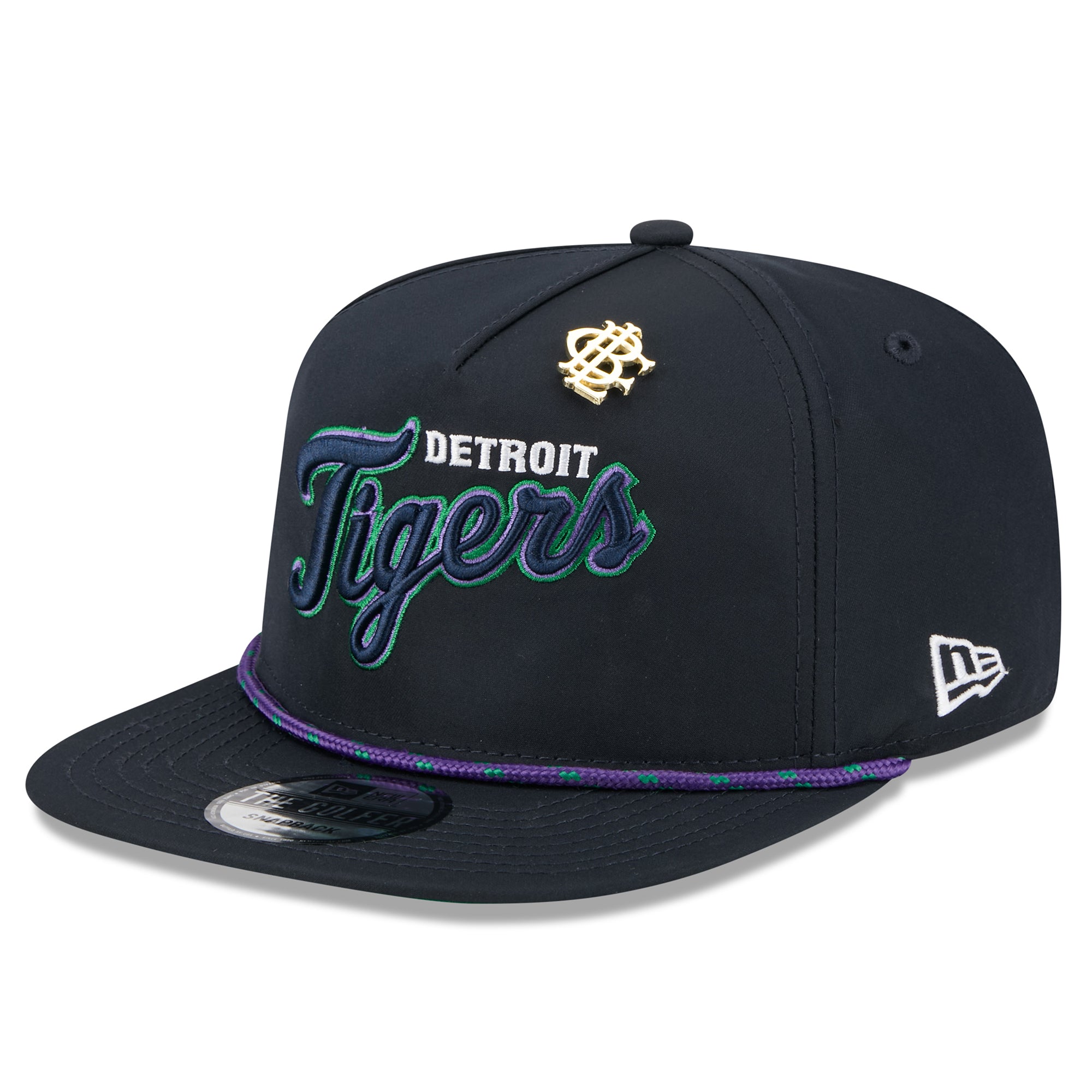 Men's New Era  Navy Detroit Tigers 2025 Big League Chew Golfer Snapback Hat