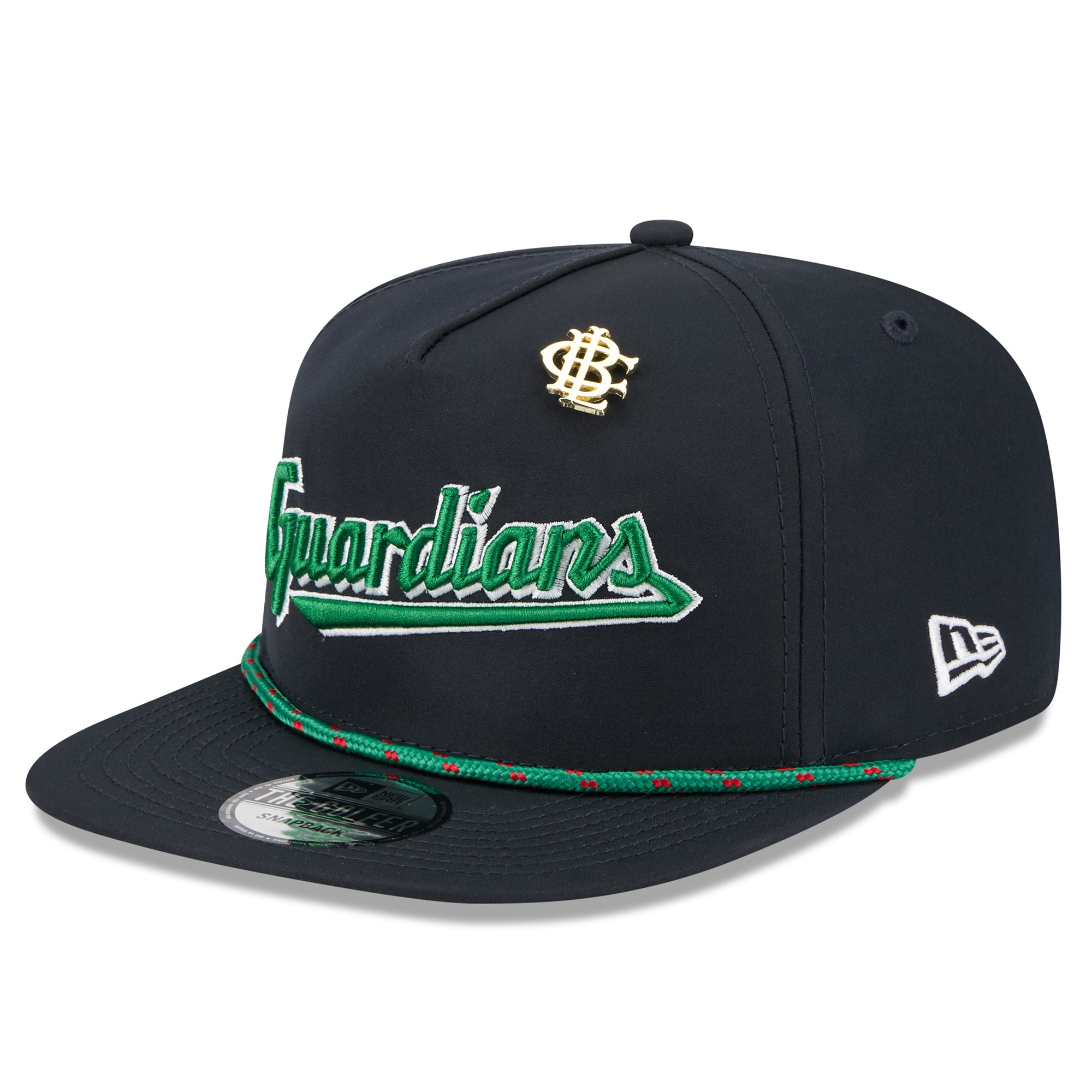 Men's New Era  Navy Cleveland Guardians 2025 Big League Chew Golfer Snapback Hat