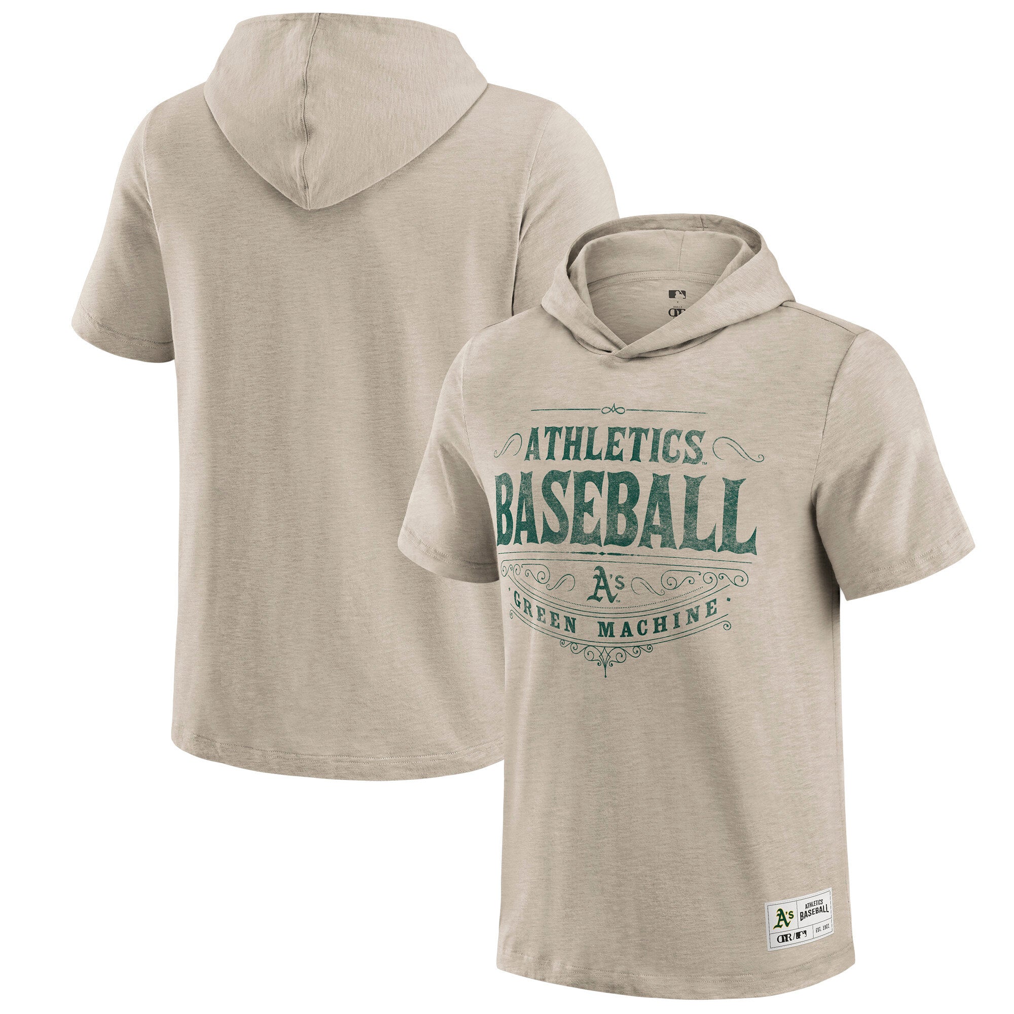 Men's Darius Rucker Collection by Fanatics Tan Oakland Athletics Hooded T-Shirt