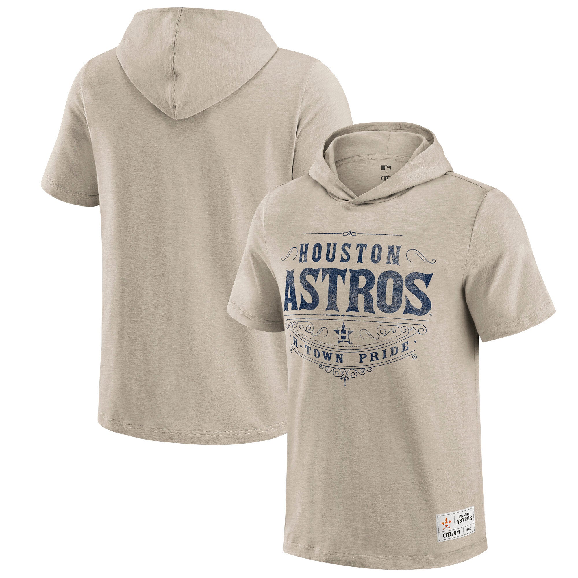 Men's Darius Rucker Collection by Fanatics Tan Houston Astros Hooded T-Shirt