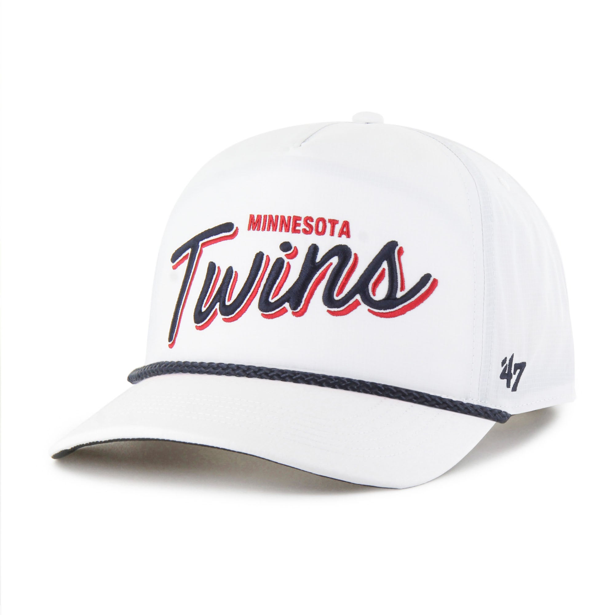 Men's '47  White Minnesota Twins Brrr Fairway Hitch Adjustable Hat