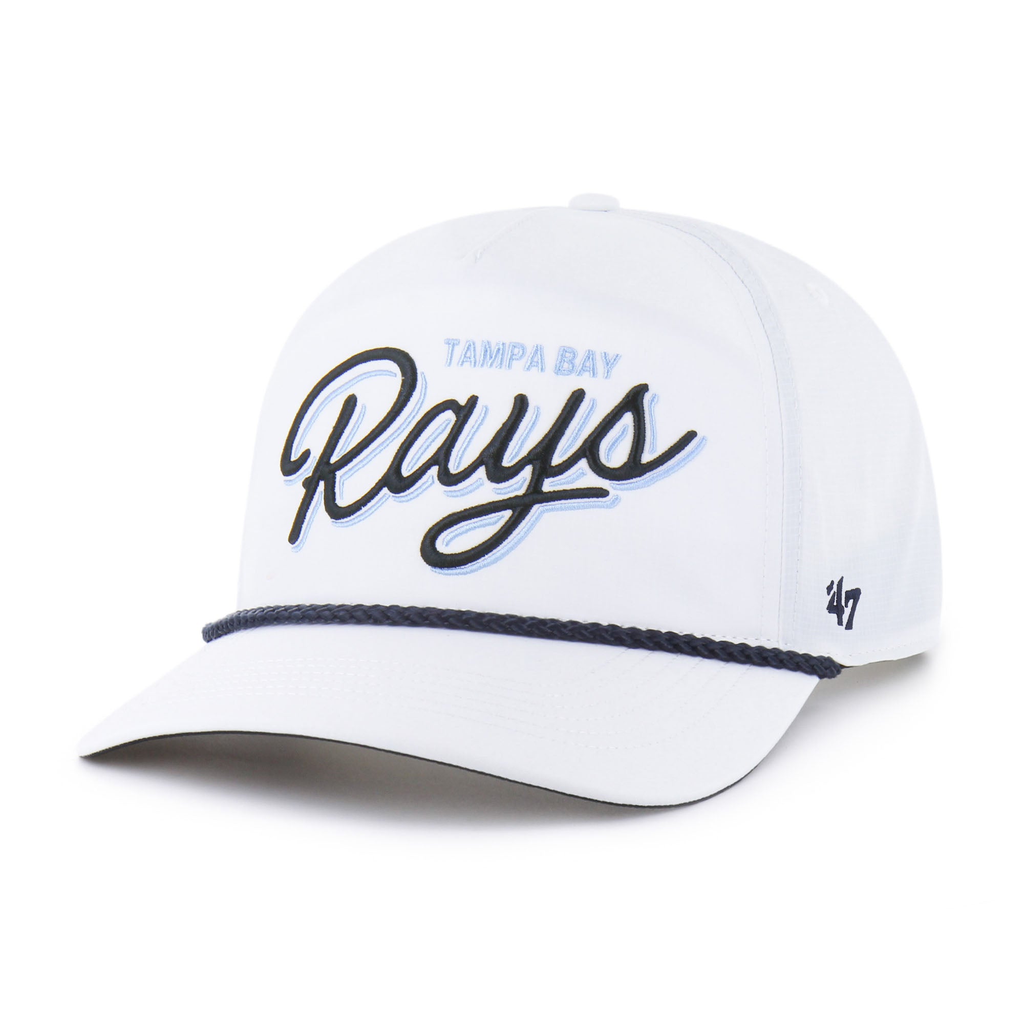 Men's '47  White Tampa Bay Rays Brrr Fairway Hitch Adjustable Hat