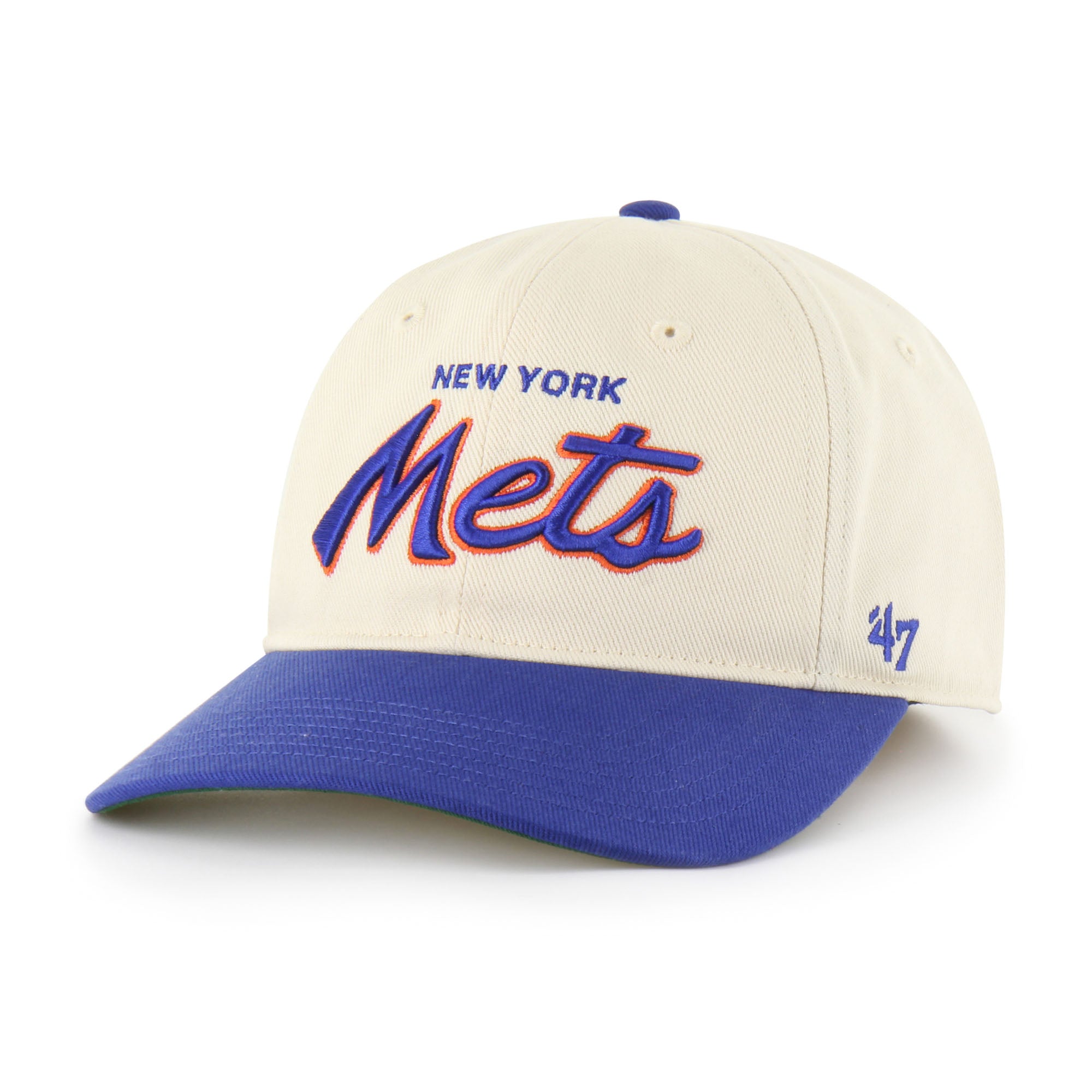 Men's '47 Natural New York Mets Crosstown Franchise Fitted Hat