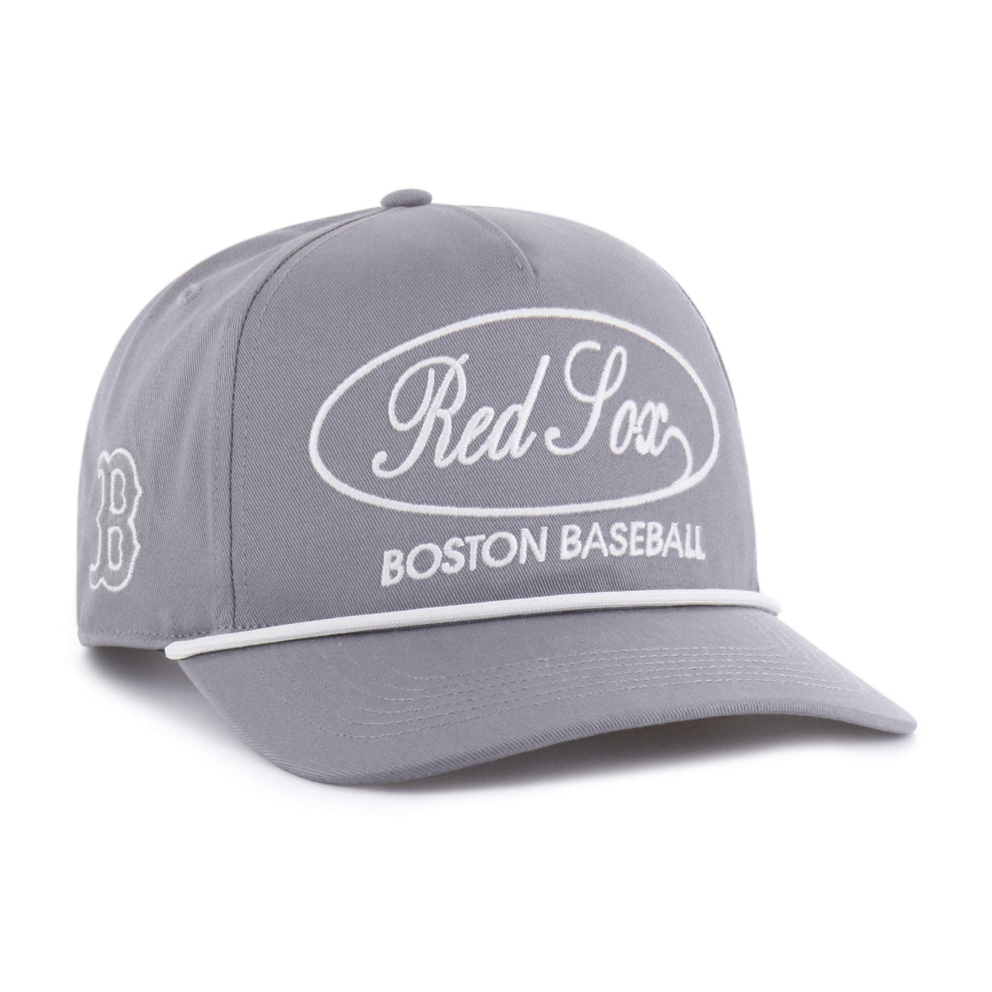 Men's '47 Gray Boston Red Sox Foundational Hitch Adjustable Hat
